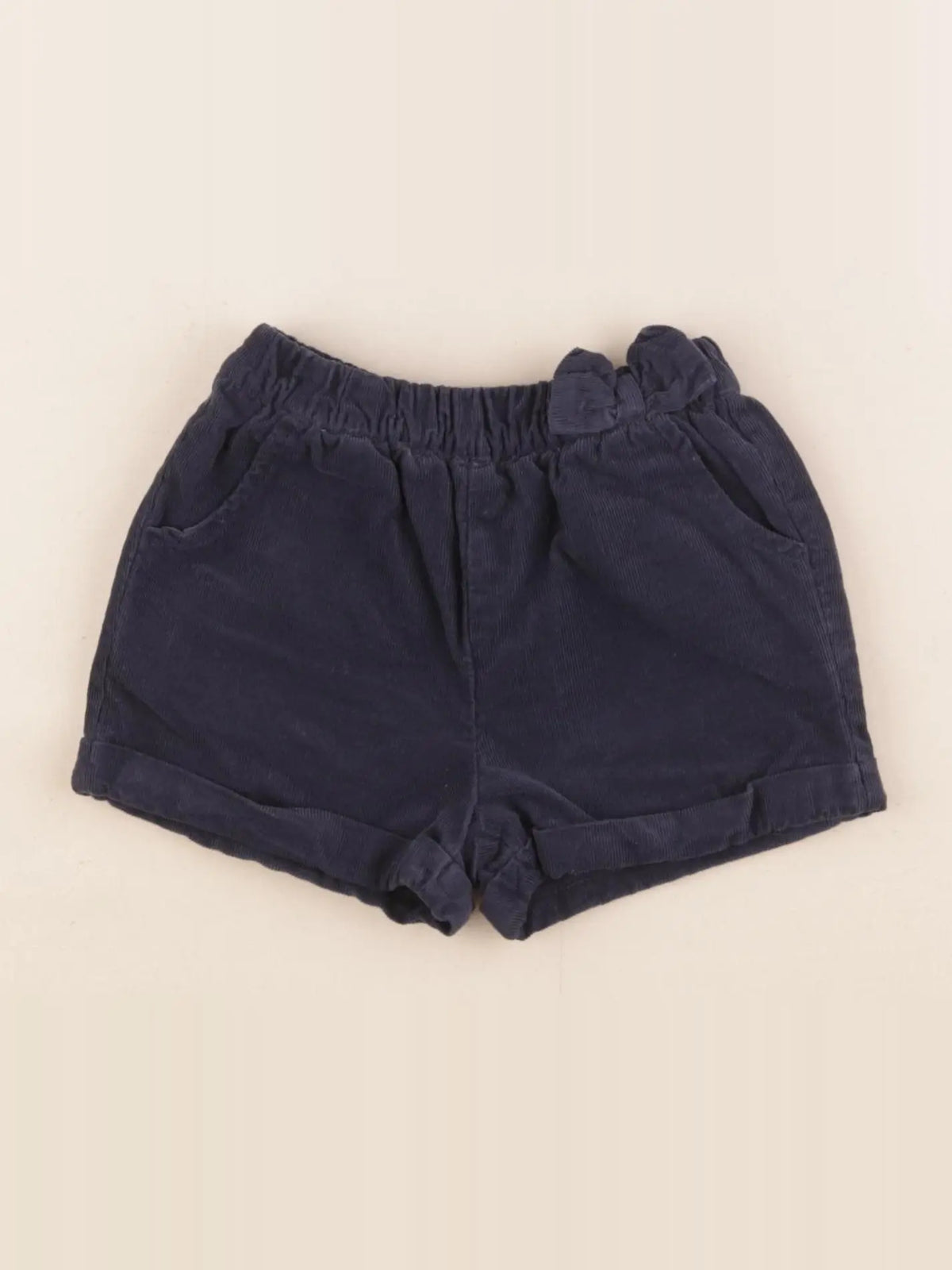 Vertbaudet - short bleu - 12 mois