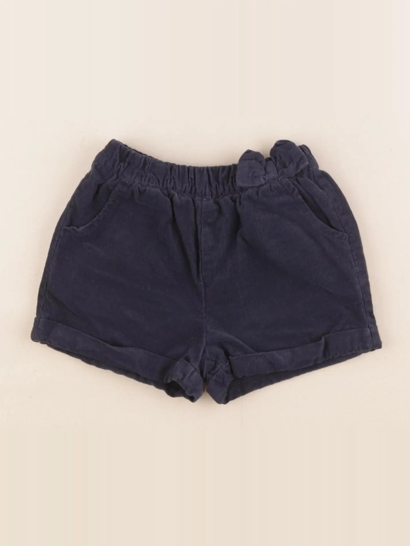 Vertbaudet - short bleu - 12 mois