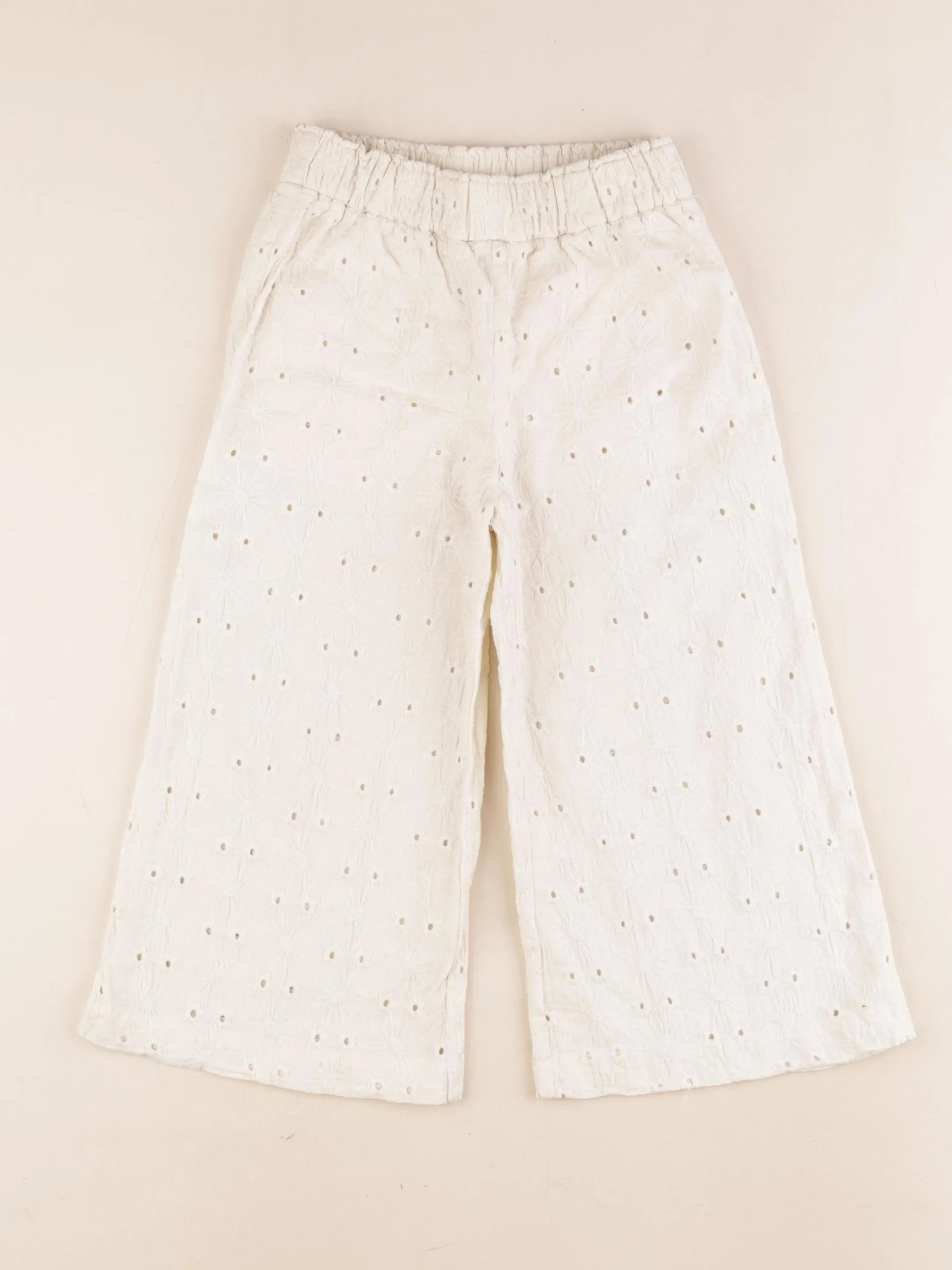 Monoprix - pantalon blanc - 4 ans