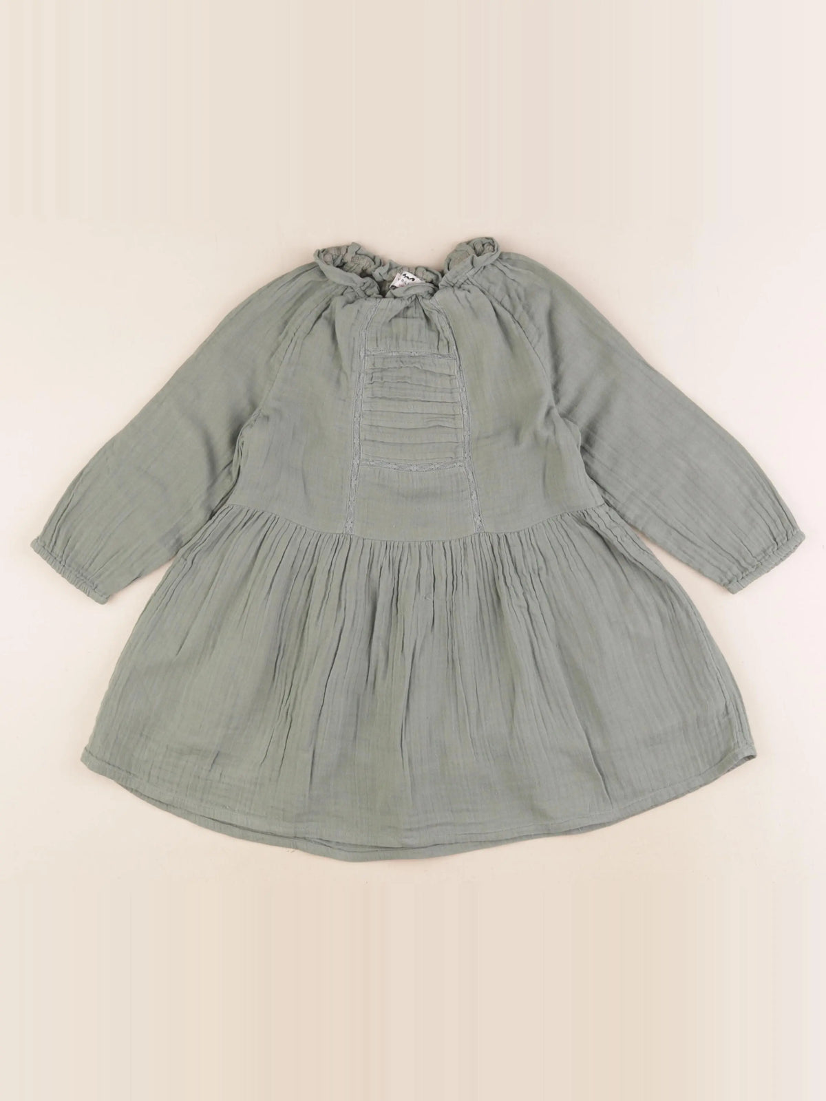 Cyrillus - robe vert - 4 ans