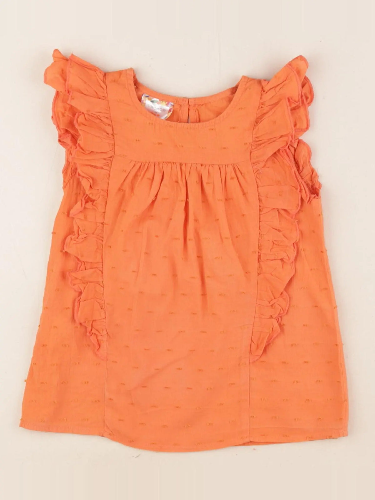 Tape à l'oeil - blouse orange - 4 ans