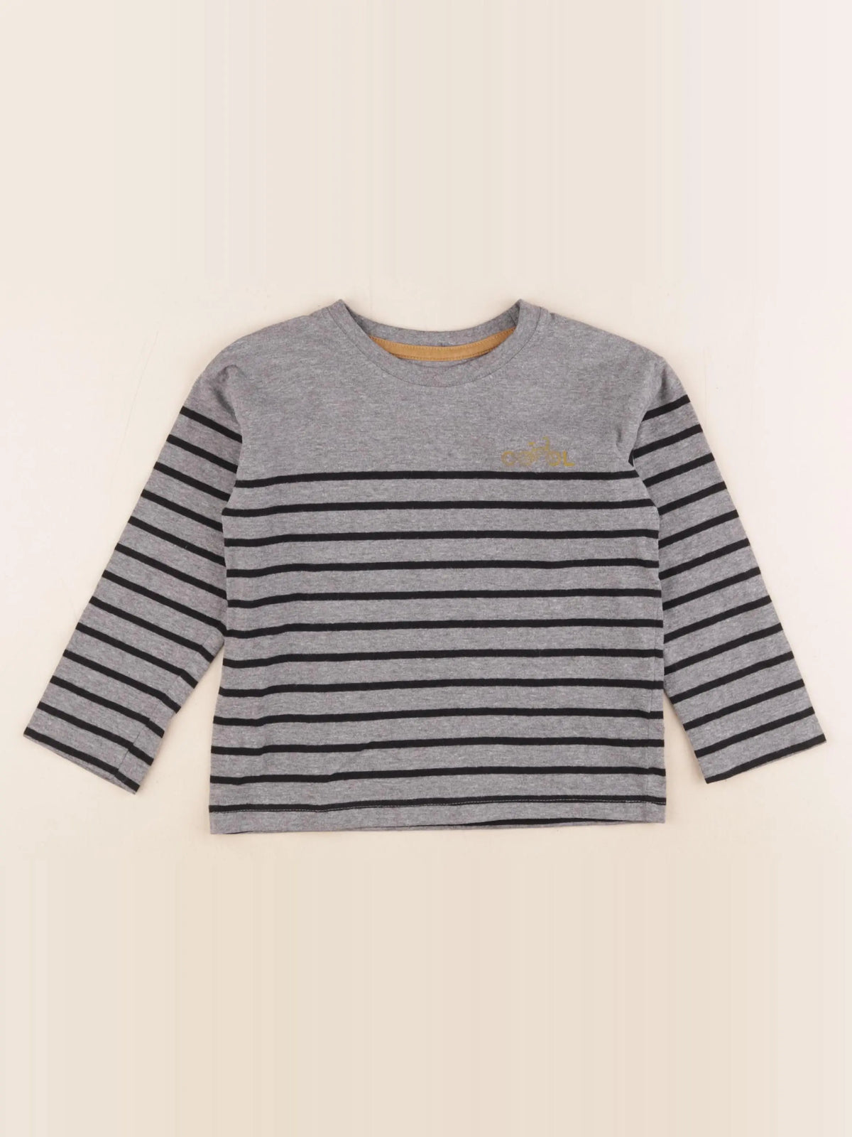 Vertbaudet - tee-shirt gris - 4 ans