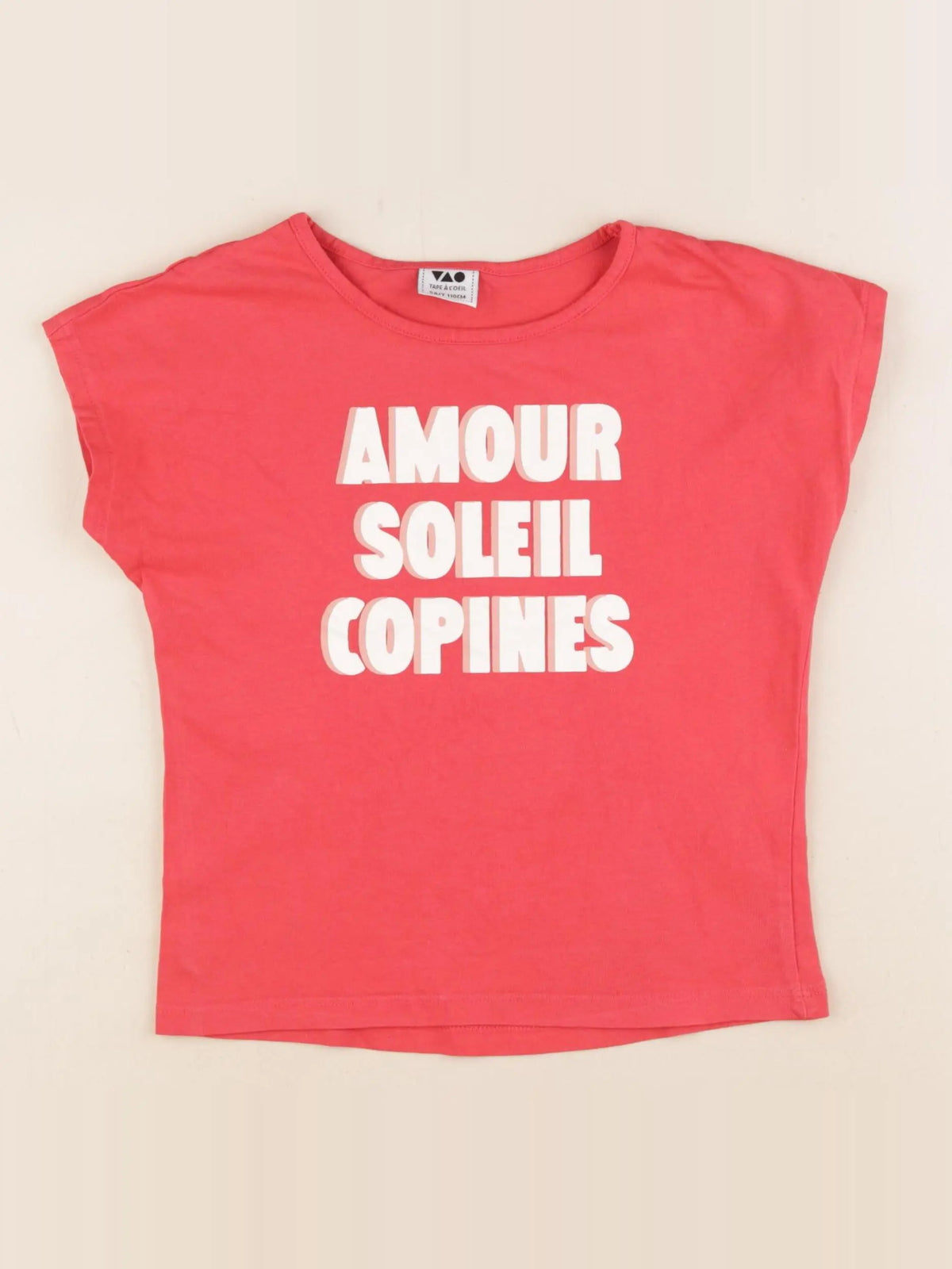 Tape à l'oeil - tee-shirt rose - 5 ans