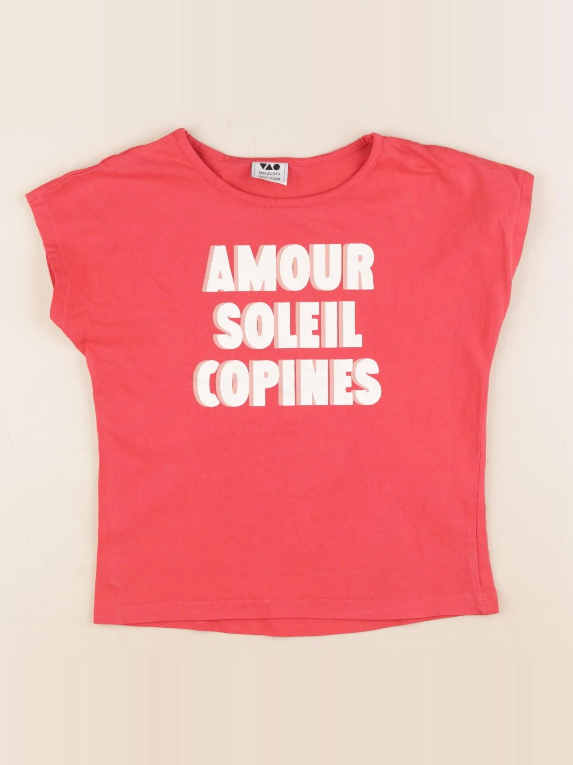 Tape à l'oeil - tee-shirt rose - 5 ans