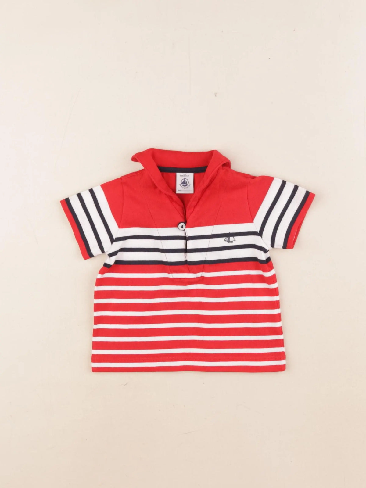 Petit Bateau - tee-shirt multicolore - 6 mois