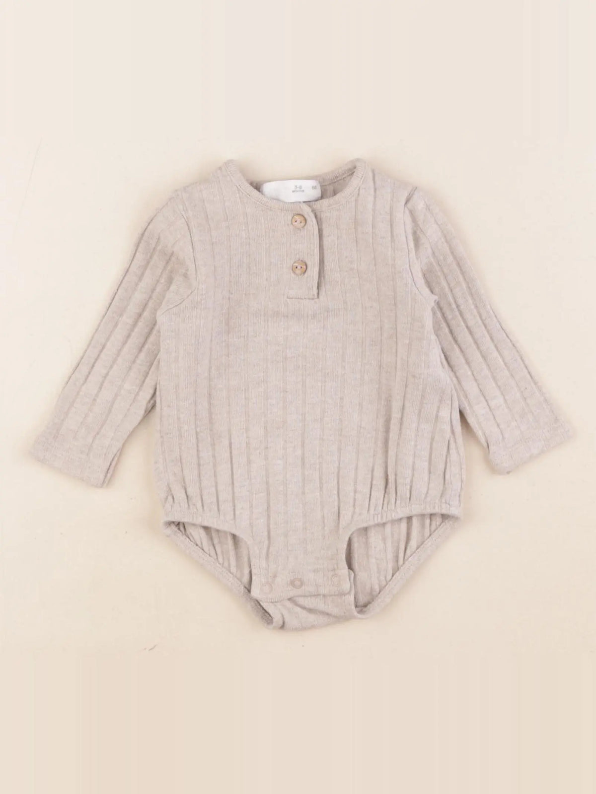 Zara - combinaison beige - 3/6 mois