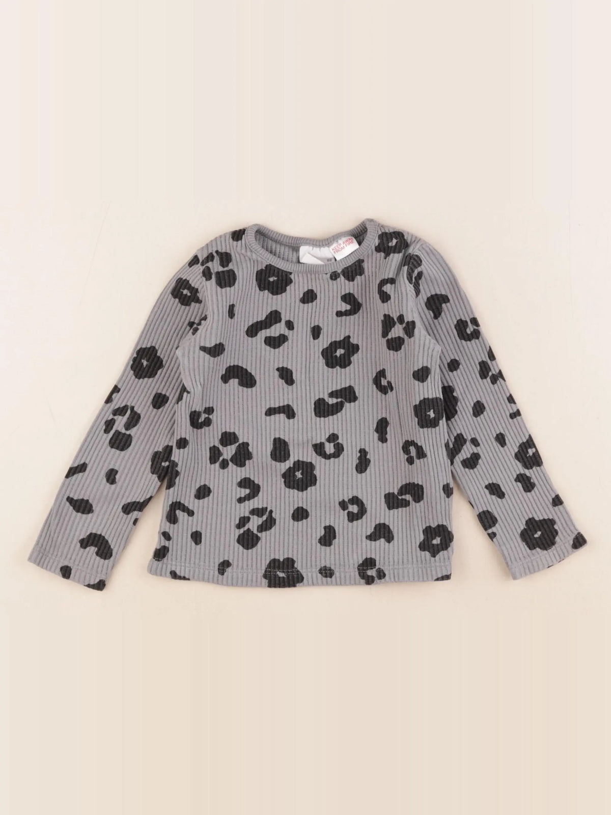 Zara - tee-shirt gris - 18/24 mois
