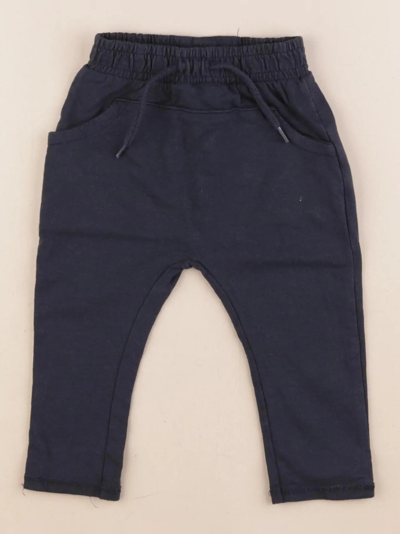 Vertbaudet - sarouel bleu - 6 mois