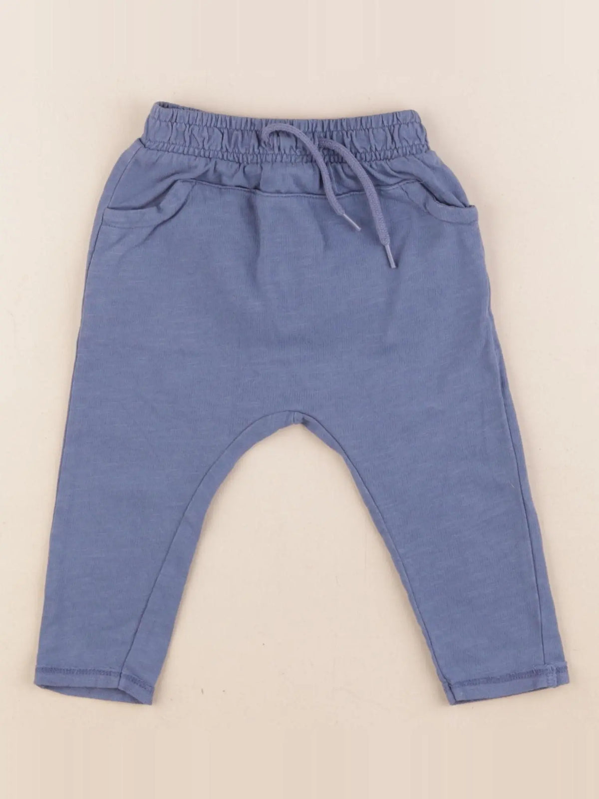 Vertbaudet - sarouel bleu - 6 mois