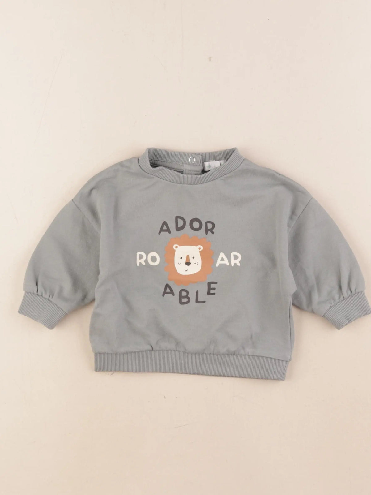 Vertbaudet - sweat vert - 6 mois