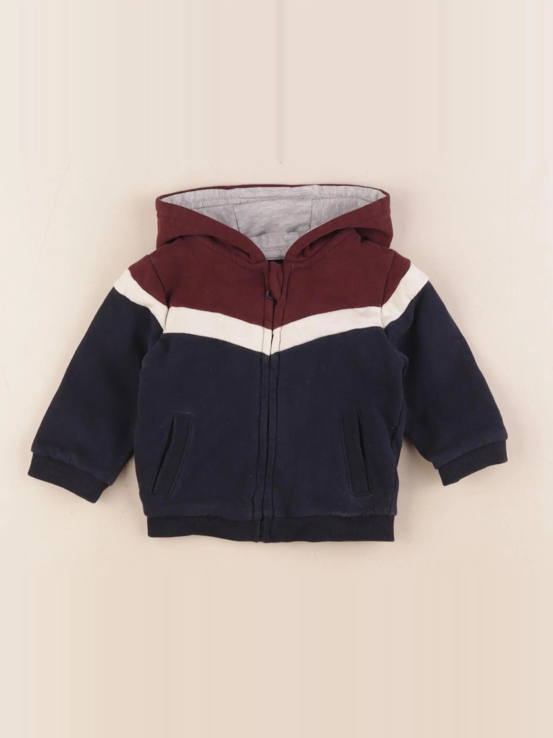 Vertbaudet - sweat multicolore - 6 mois