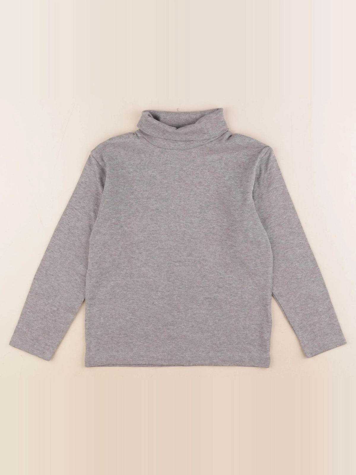 Vertbaudet - sous-pull gris - 8 ans