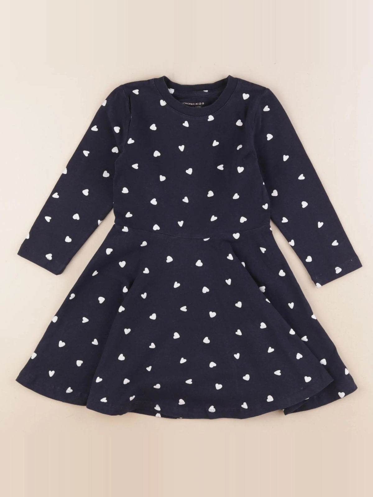 Monoprix - robe bleu - 4 ans