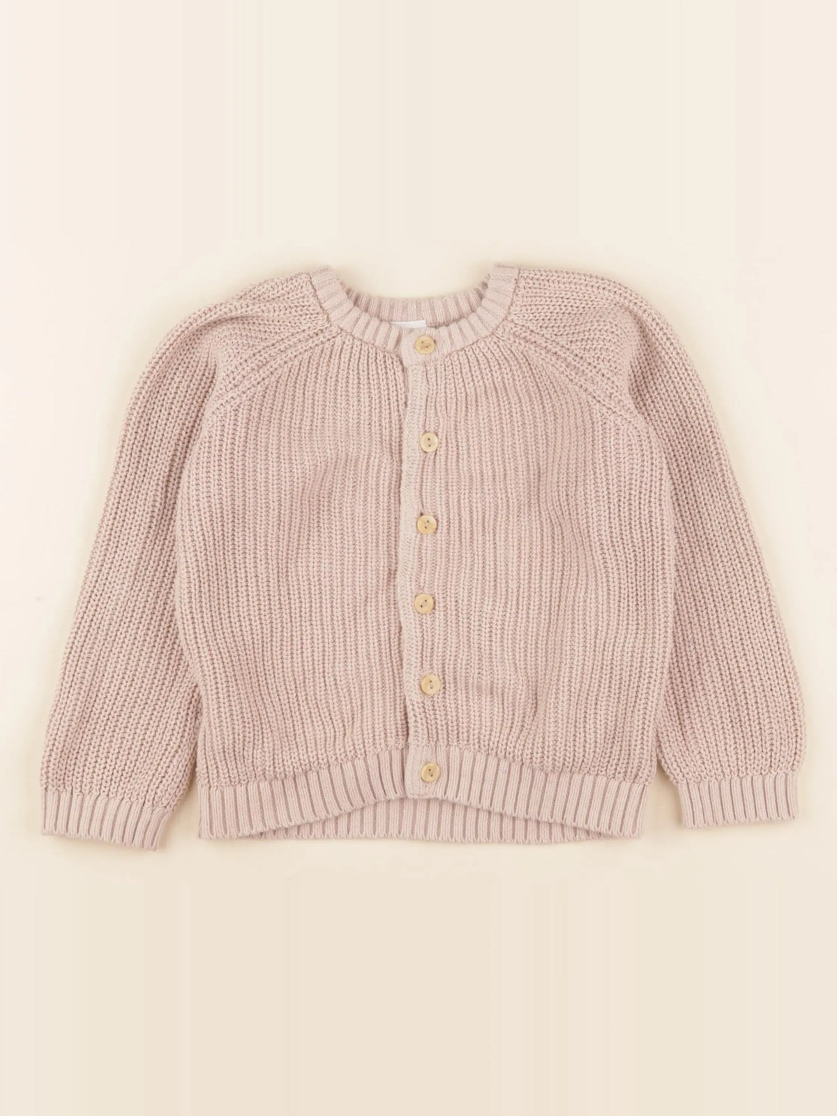 H&M - gilet beige - 18/24 mois