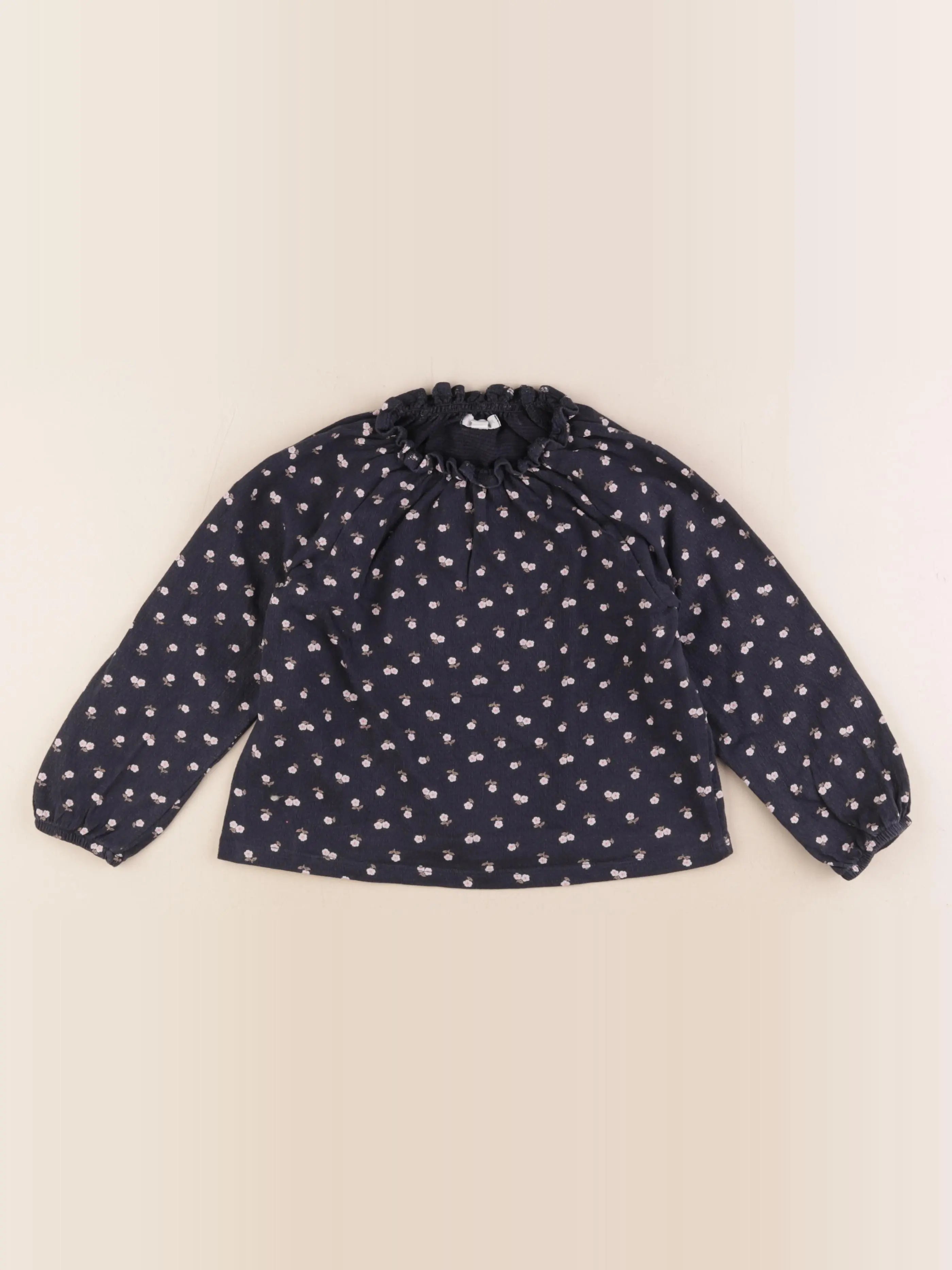 Vertbaudet - tee-shirt bleu - 6 ans