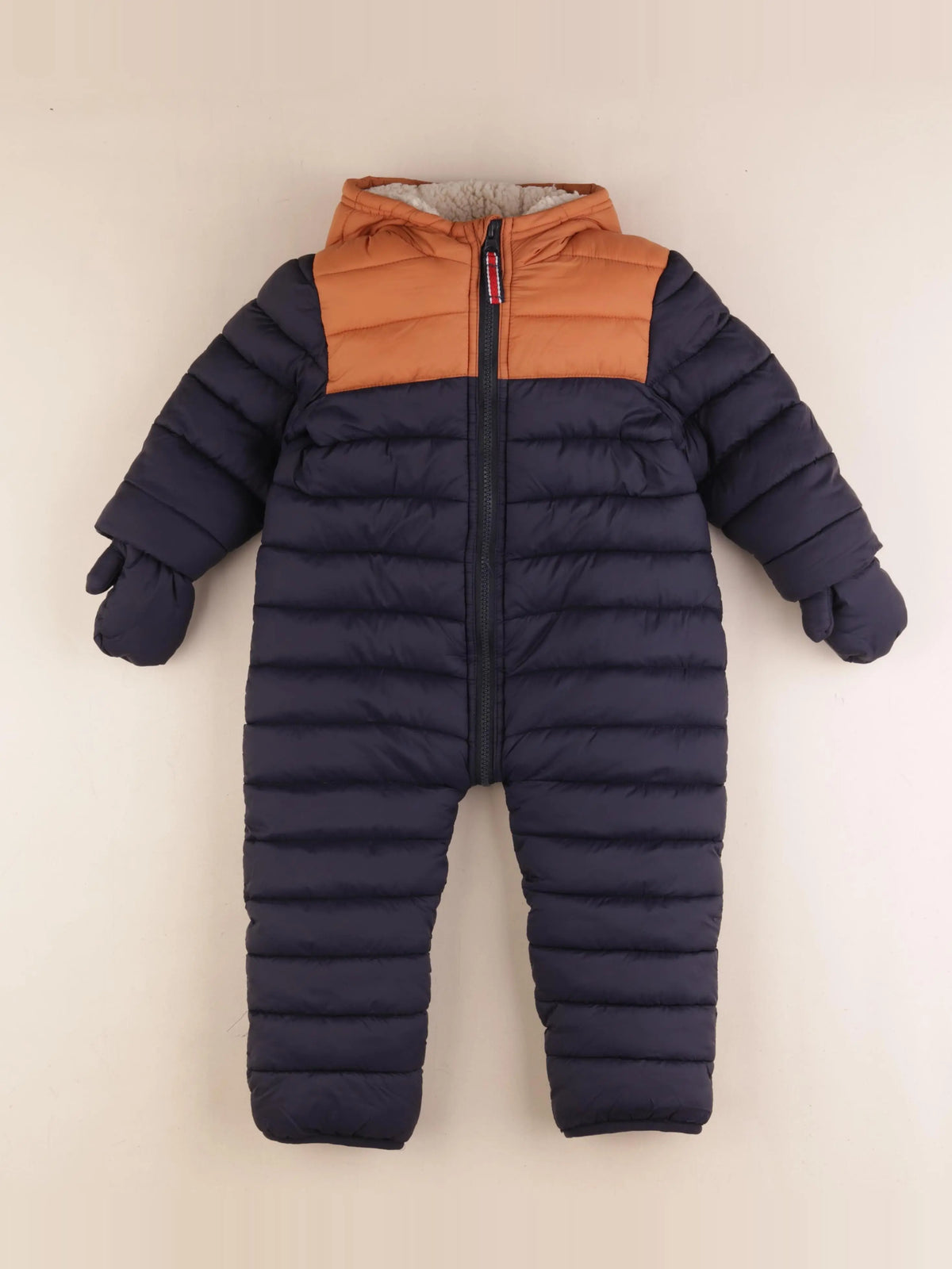 Vertbaudet - combi-pilote jaune, bleu - 2 ans