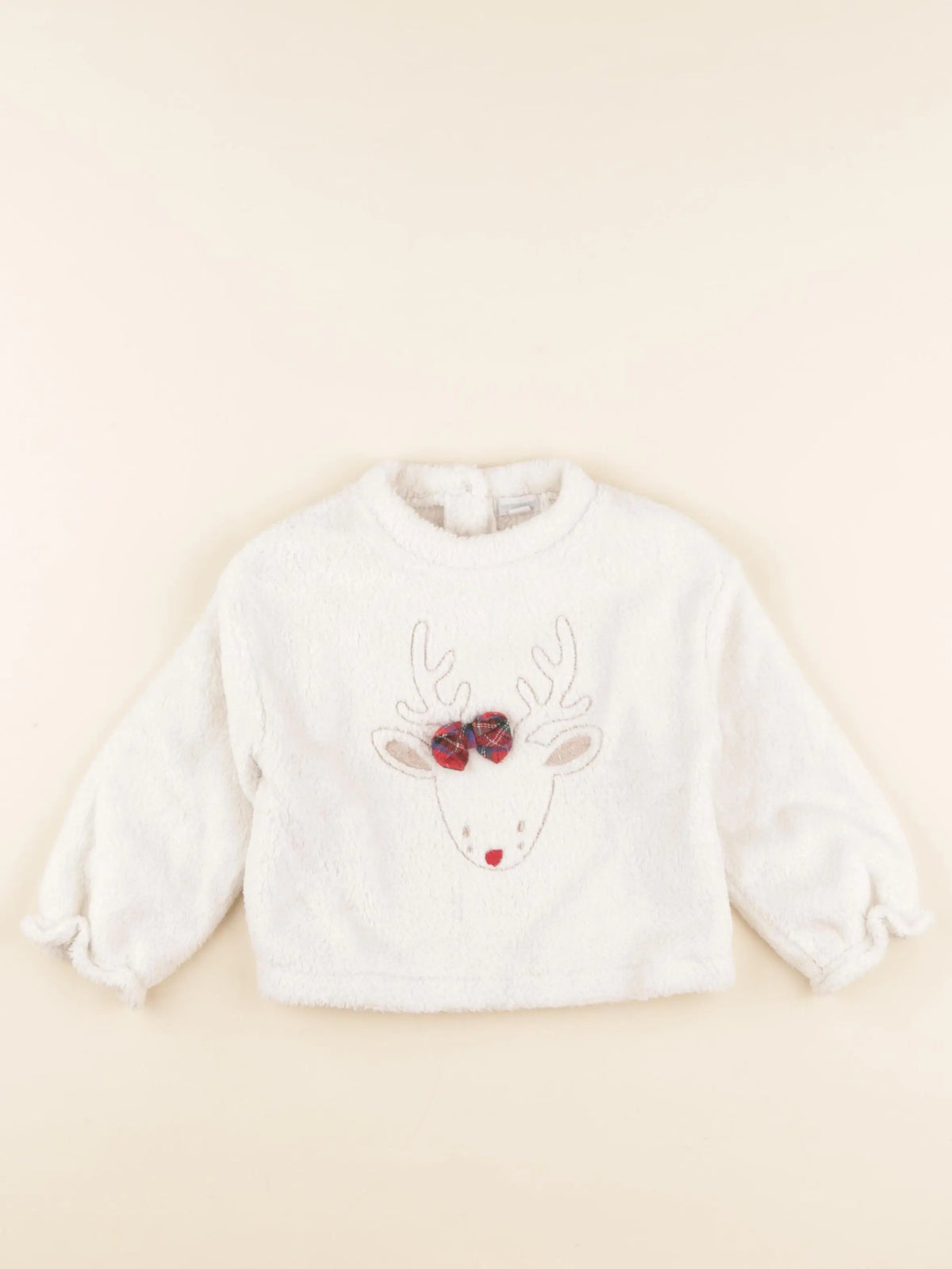 Vertbaudet - pull beige - 24 mois