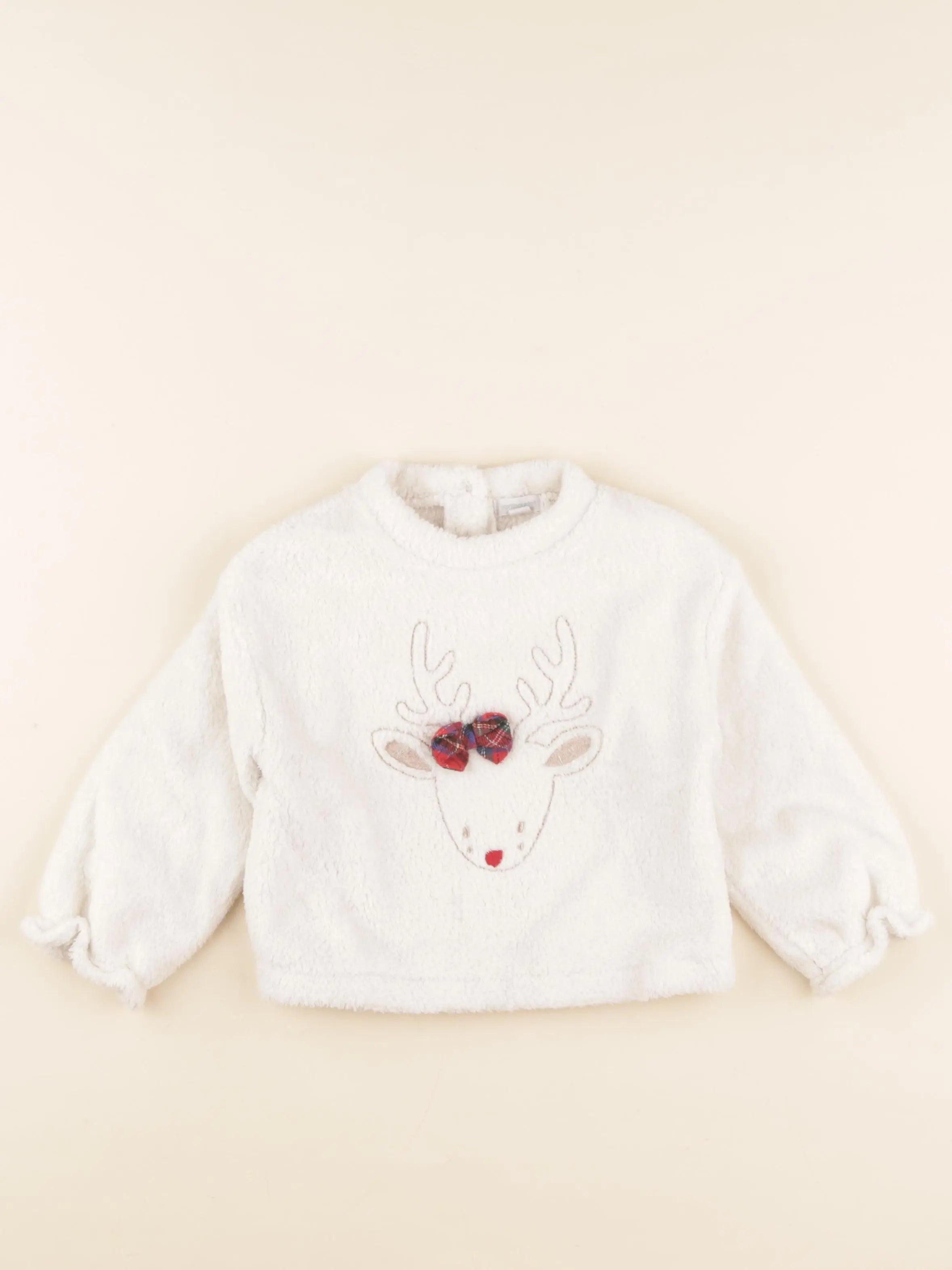 Vertbaudet - pull beige - 24 mois
