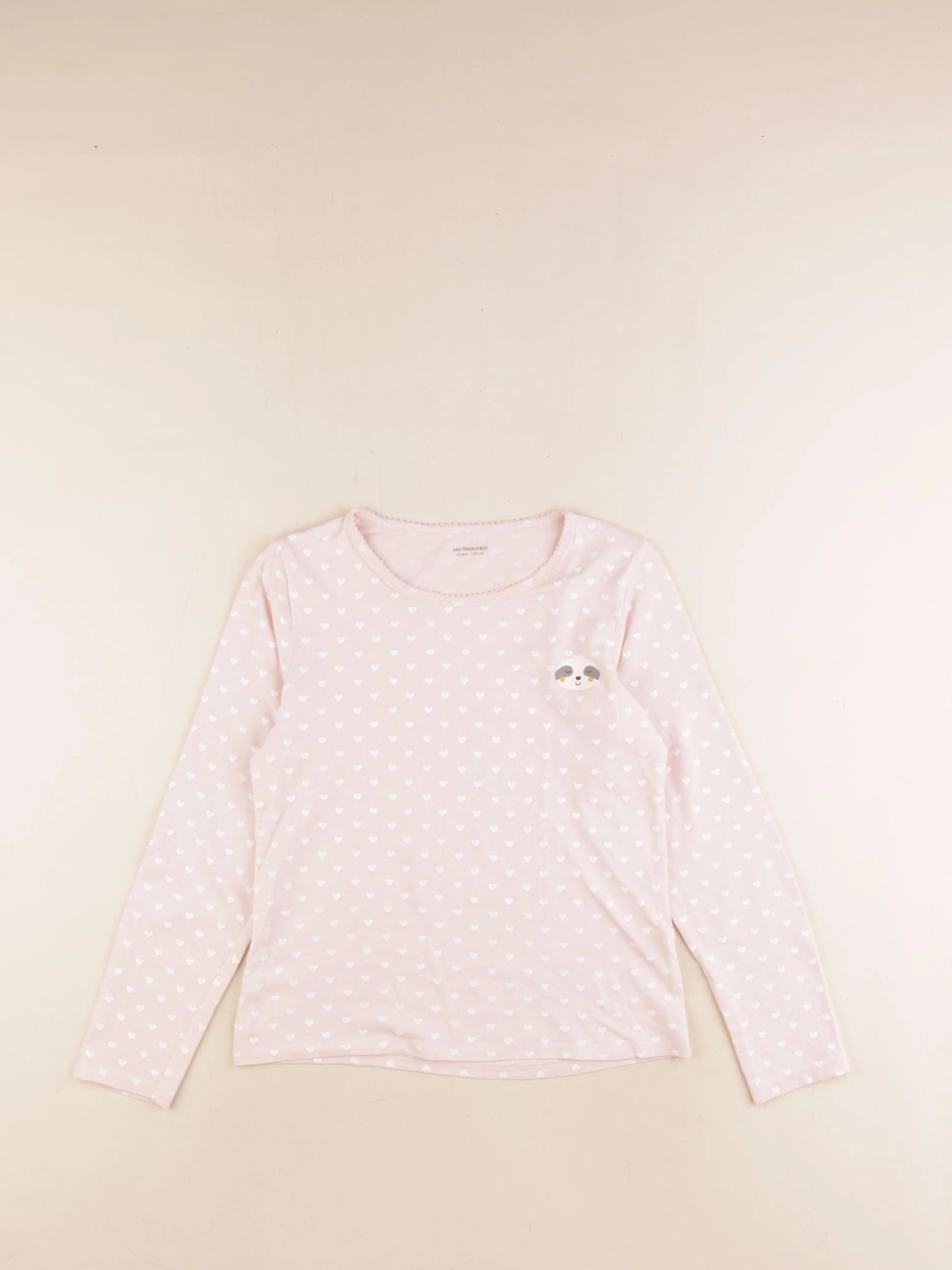 Vertbaudet - maillot de corps rose - 10 ans