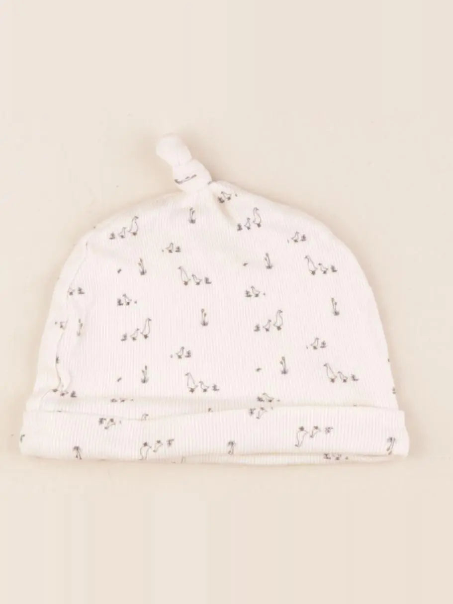 Vertbaudet - bonnet beige - 9 mois