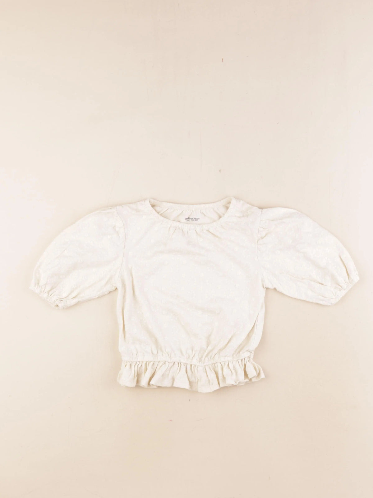 Vertbaudet - blouse beige - 4 ans