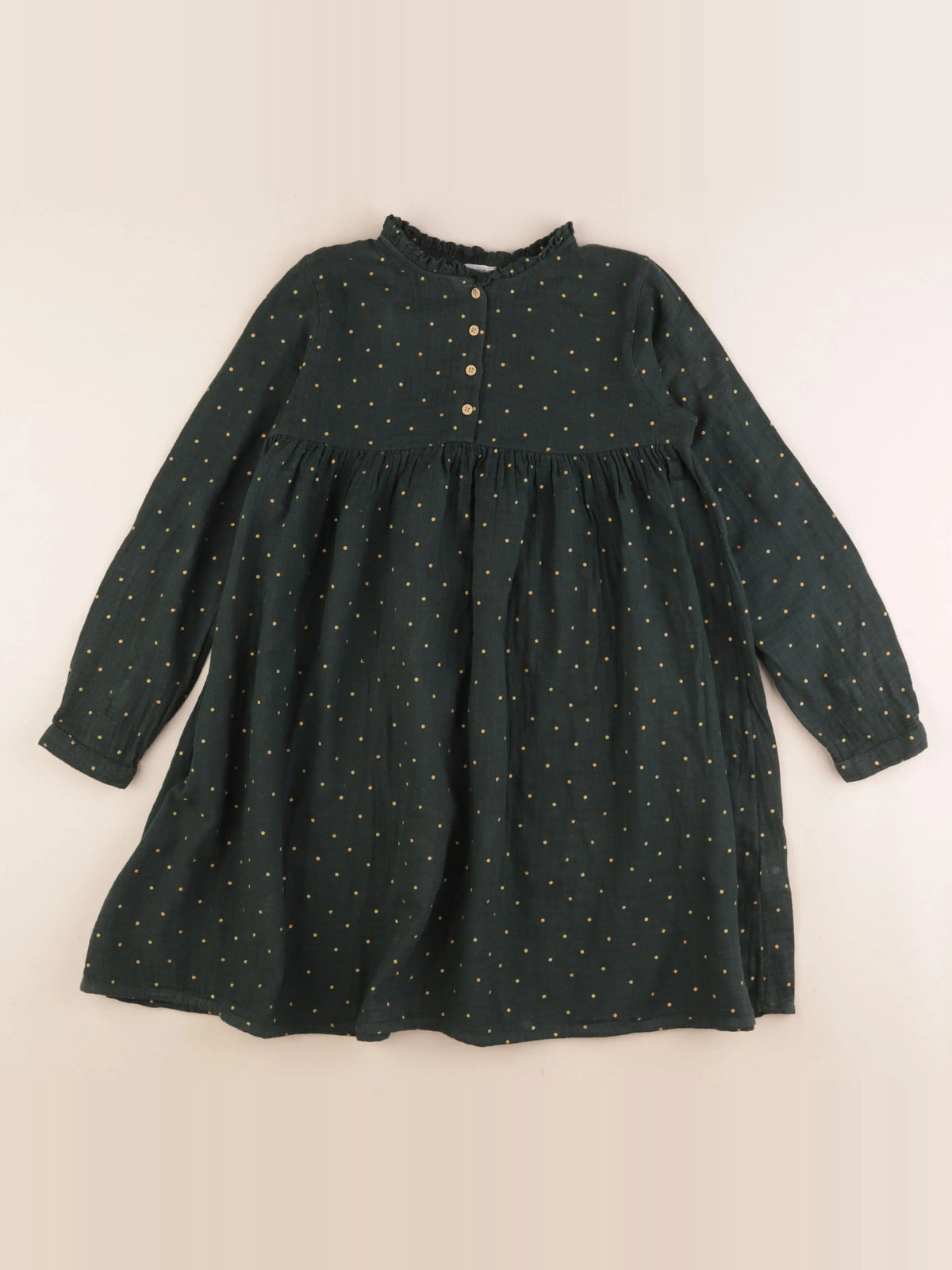 Vertbaudet - robe vert - 9 ans