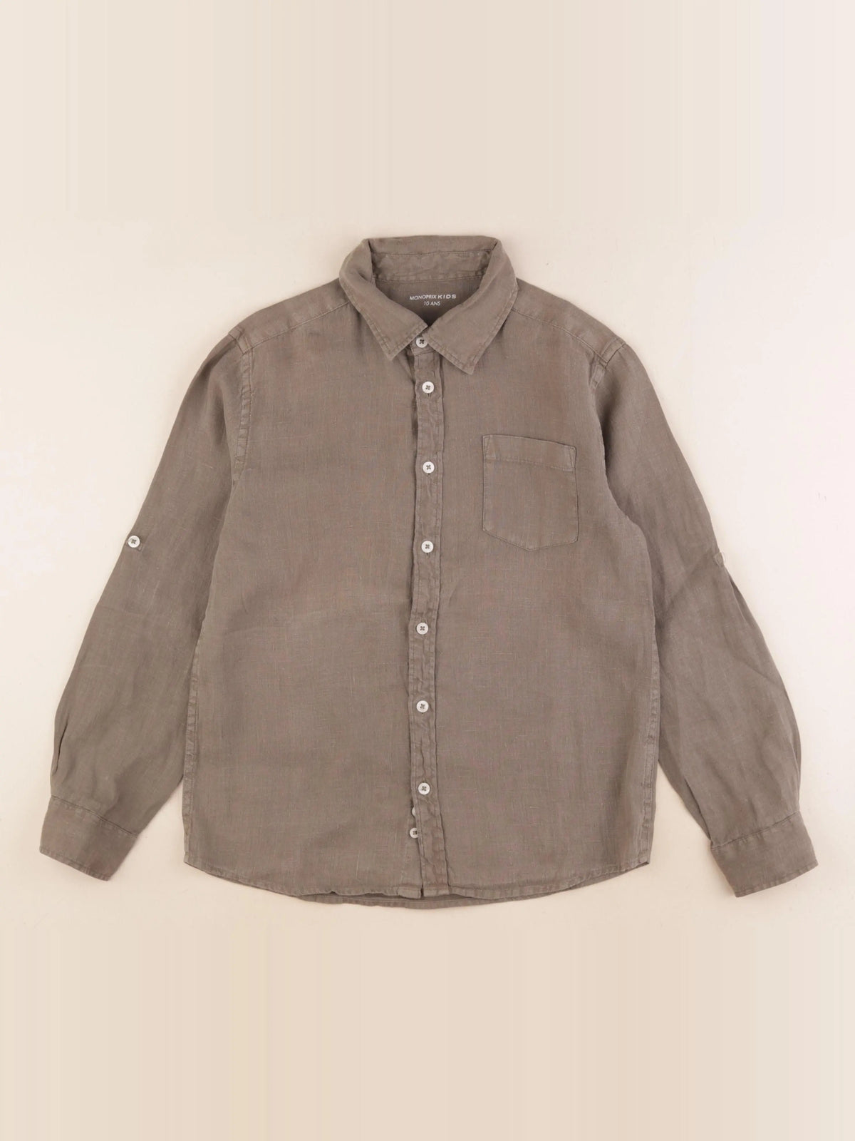 Monoprix - chemise vert - 10 ans