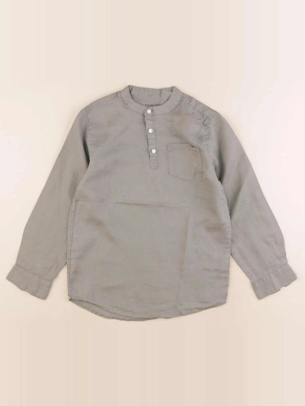Monoprix - chemise vert - 10 ans
