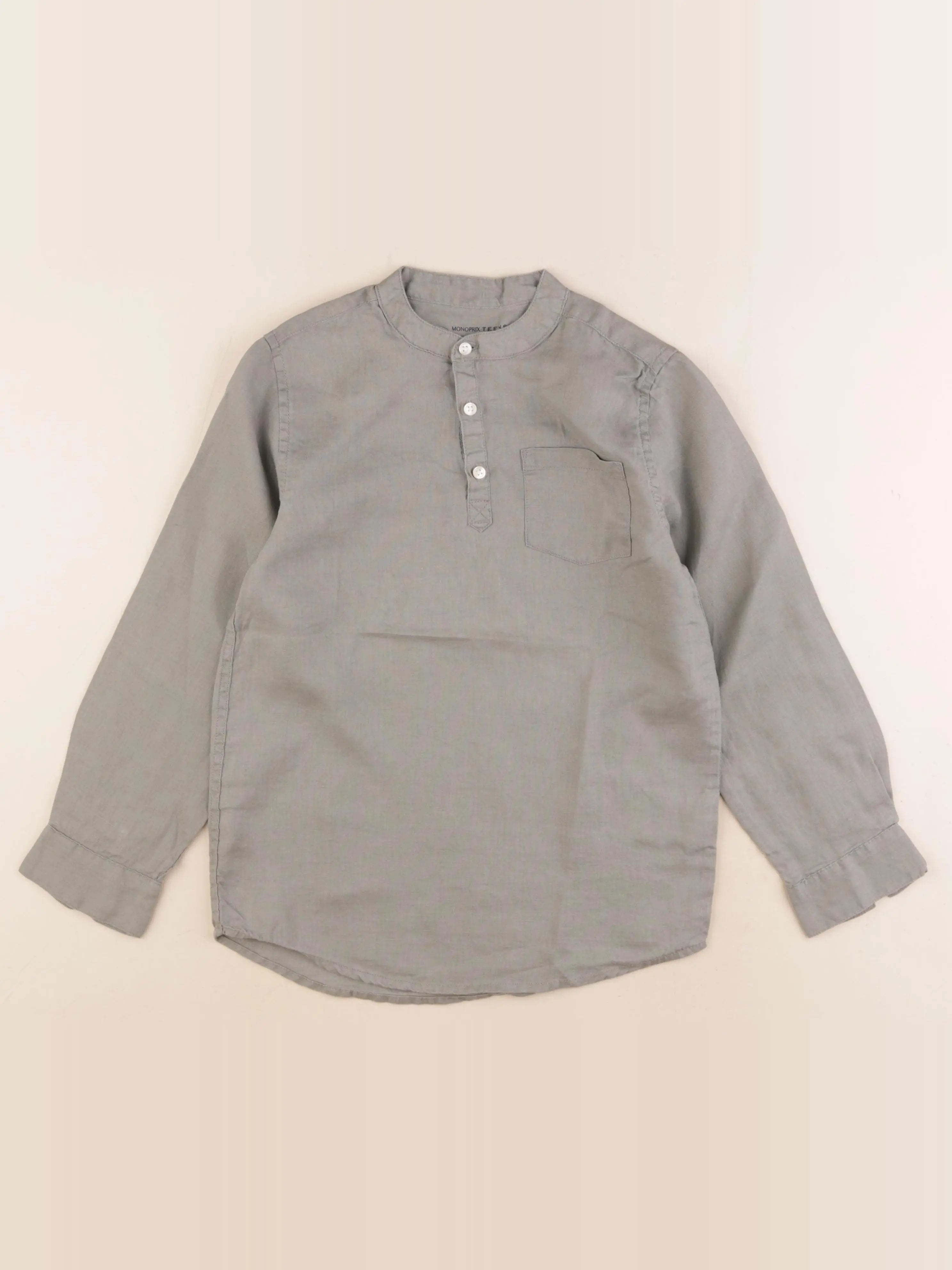Monoprix - chemise vert - 10 ans