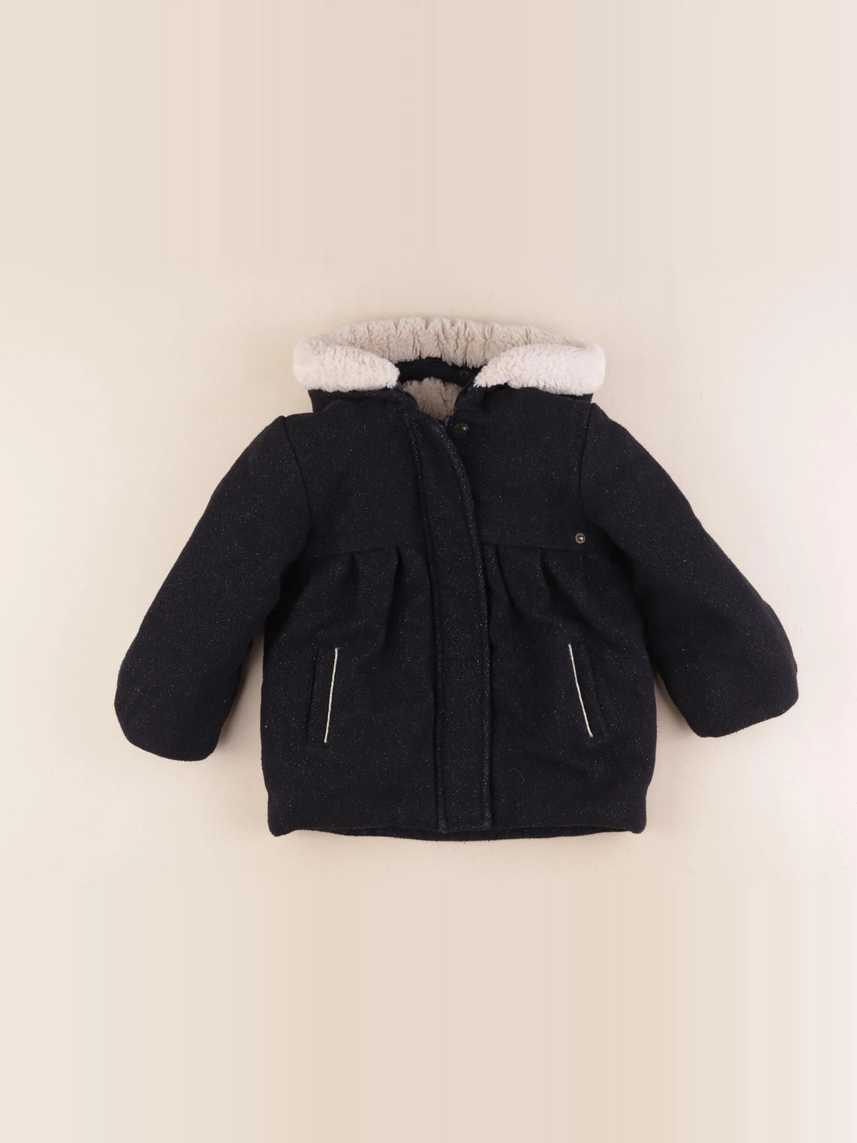 Tape à l'oeil - manteau noir - 36 mois
