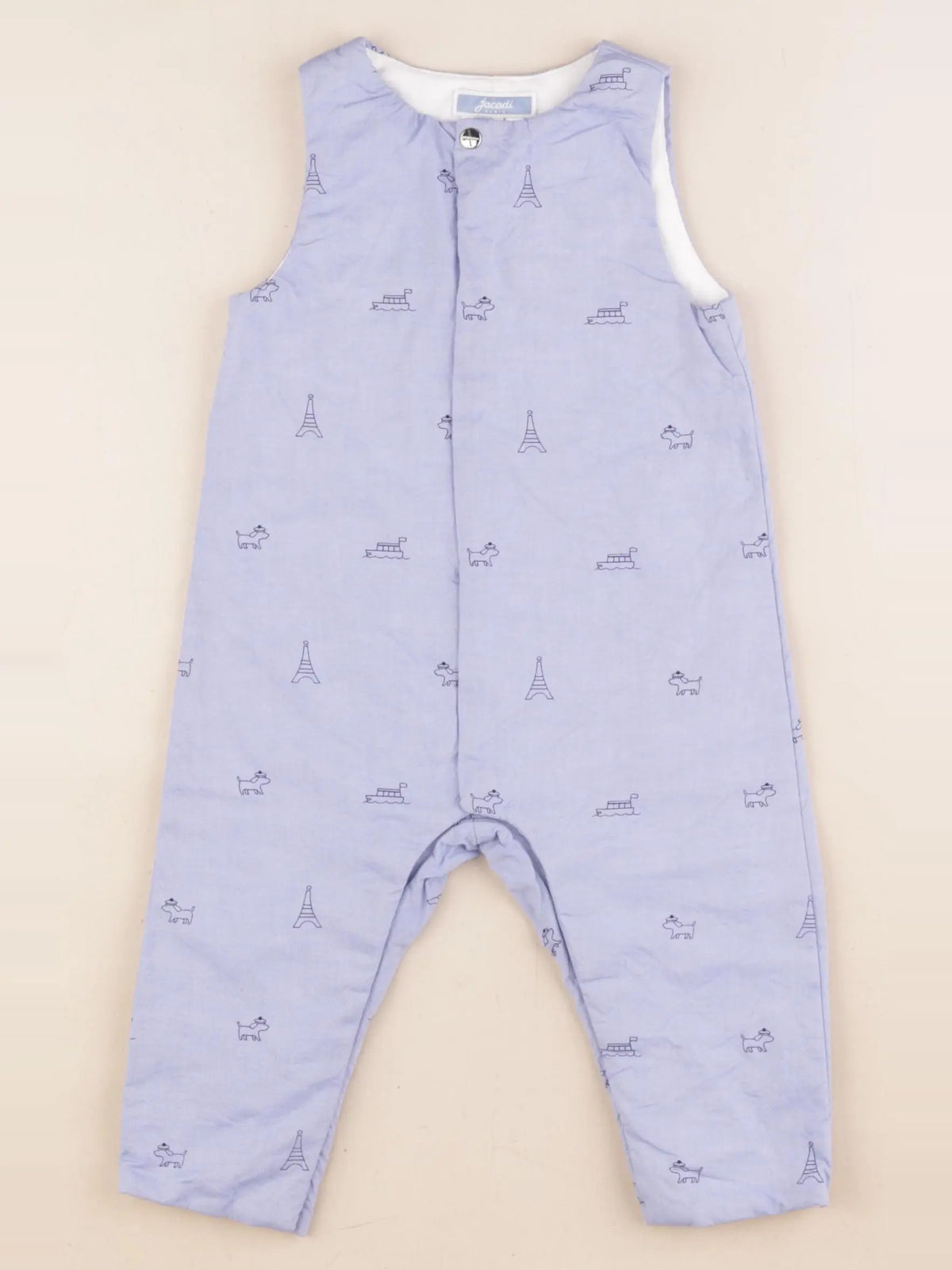 Jacadi - combinaison bleu - 12 mois