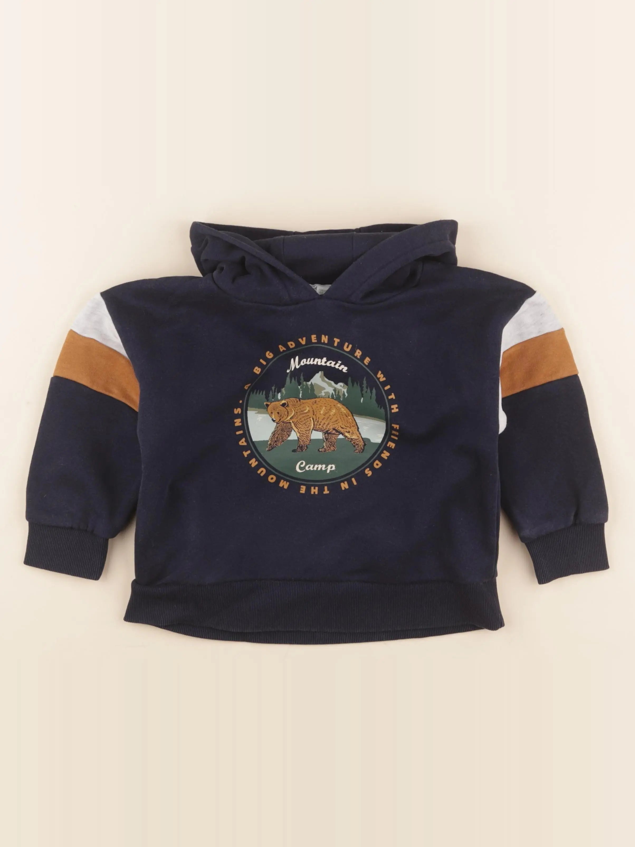 Vertbaudet - sweat bleu - 4 ans