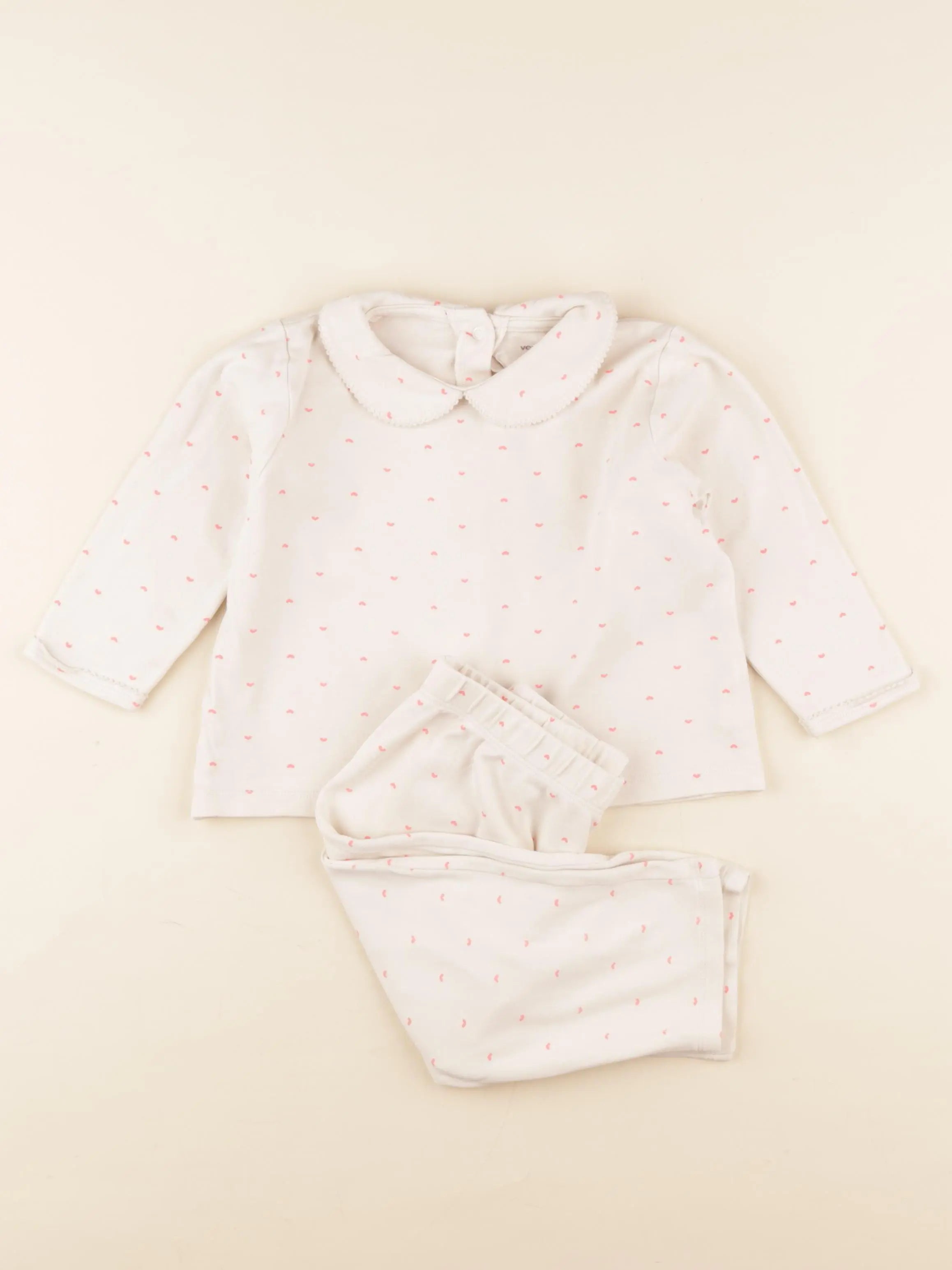 Vertbaudet - pyjama coton multicolore - 24 mois