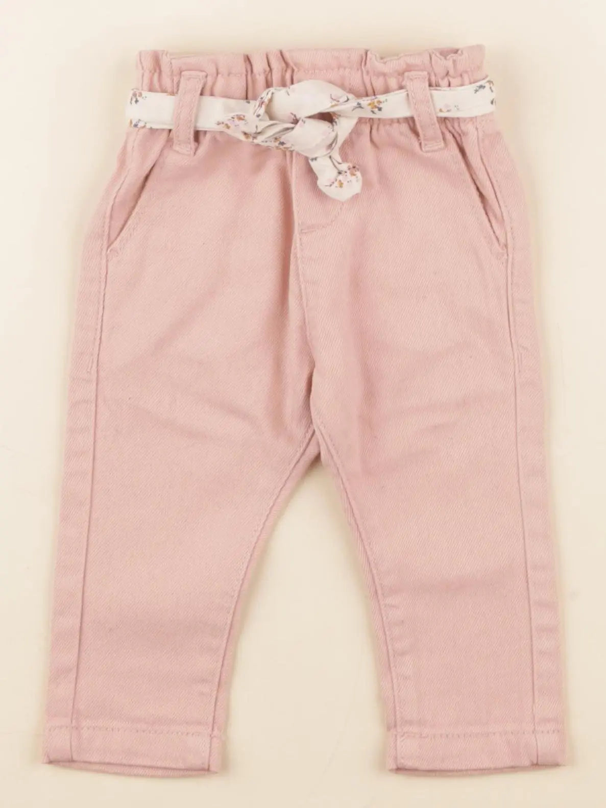 Vertbaudet - pantalon rose - 3 mois