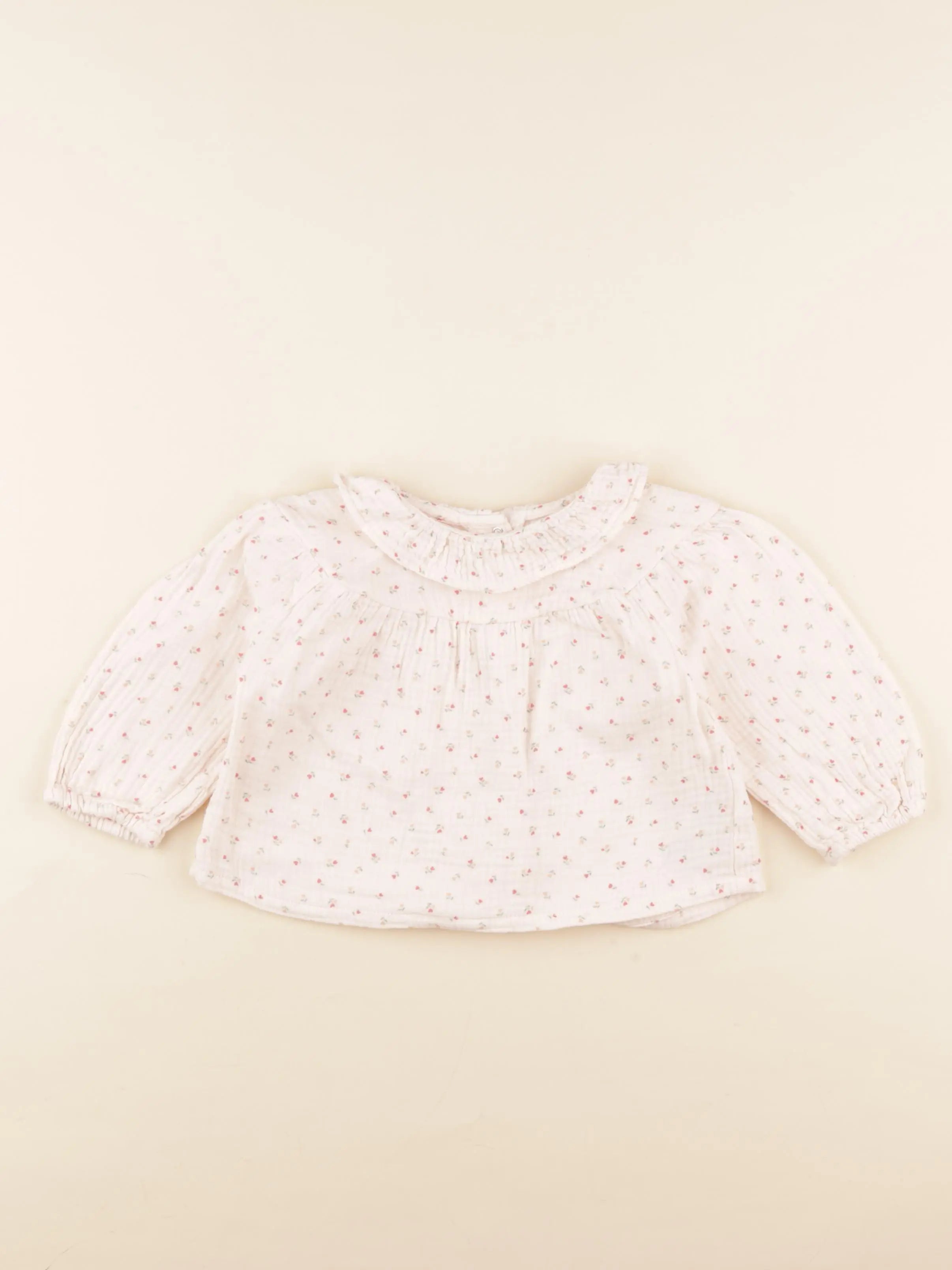 Vertbaudet - blouse multicolore - 12 mois