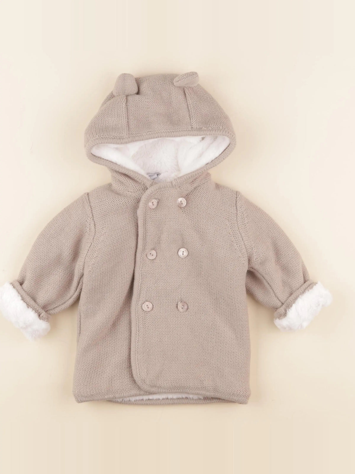 Absorba - veste beige - 12 mois