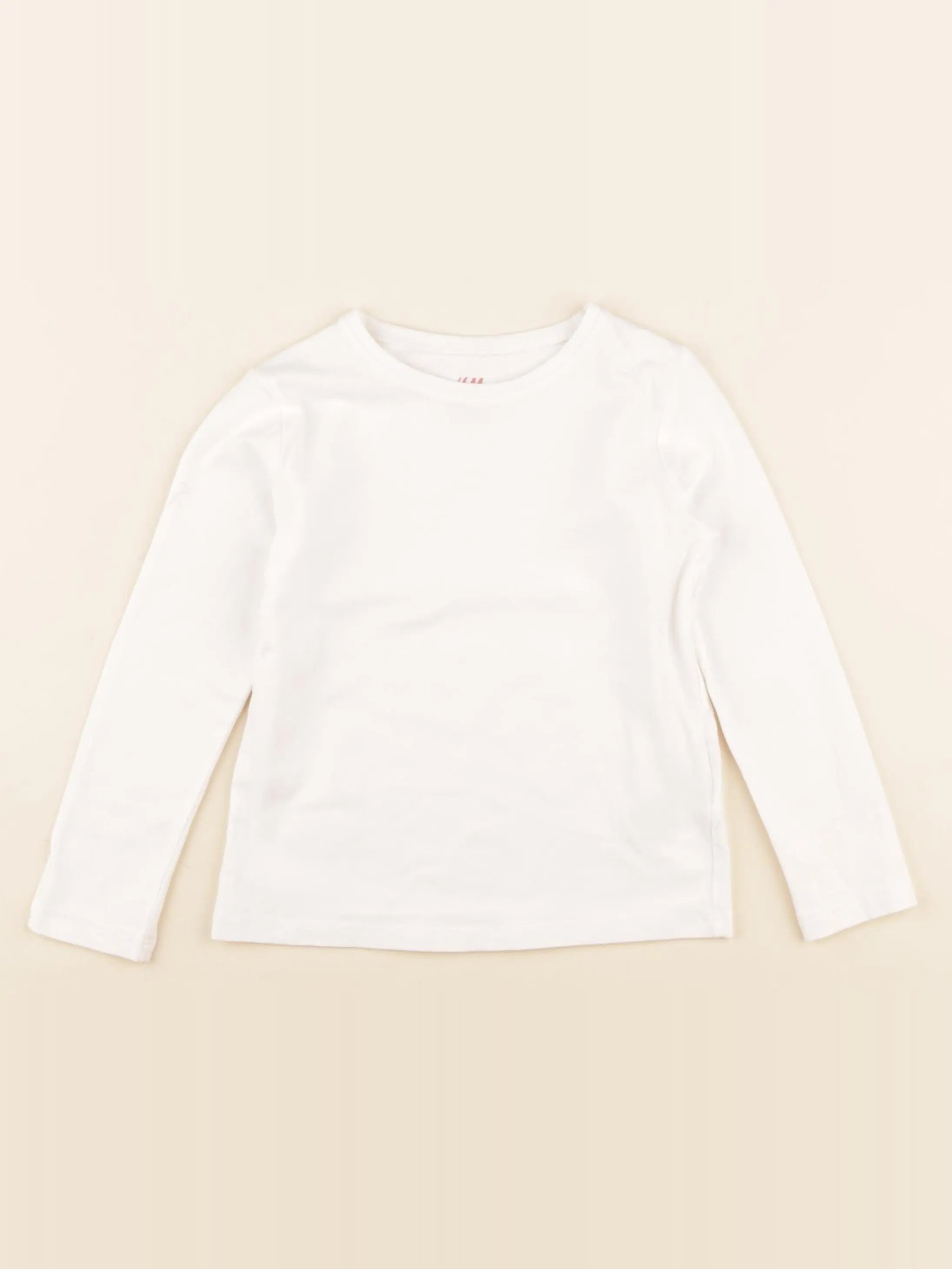 H&M - tee-shirt blanc - 2/4 ans