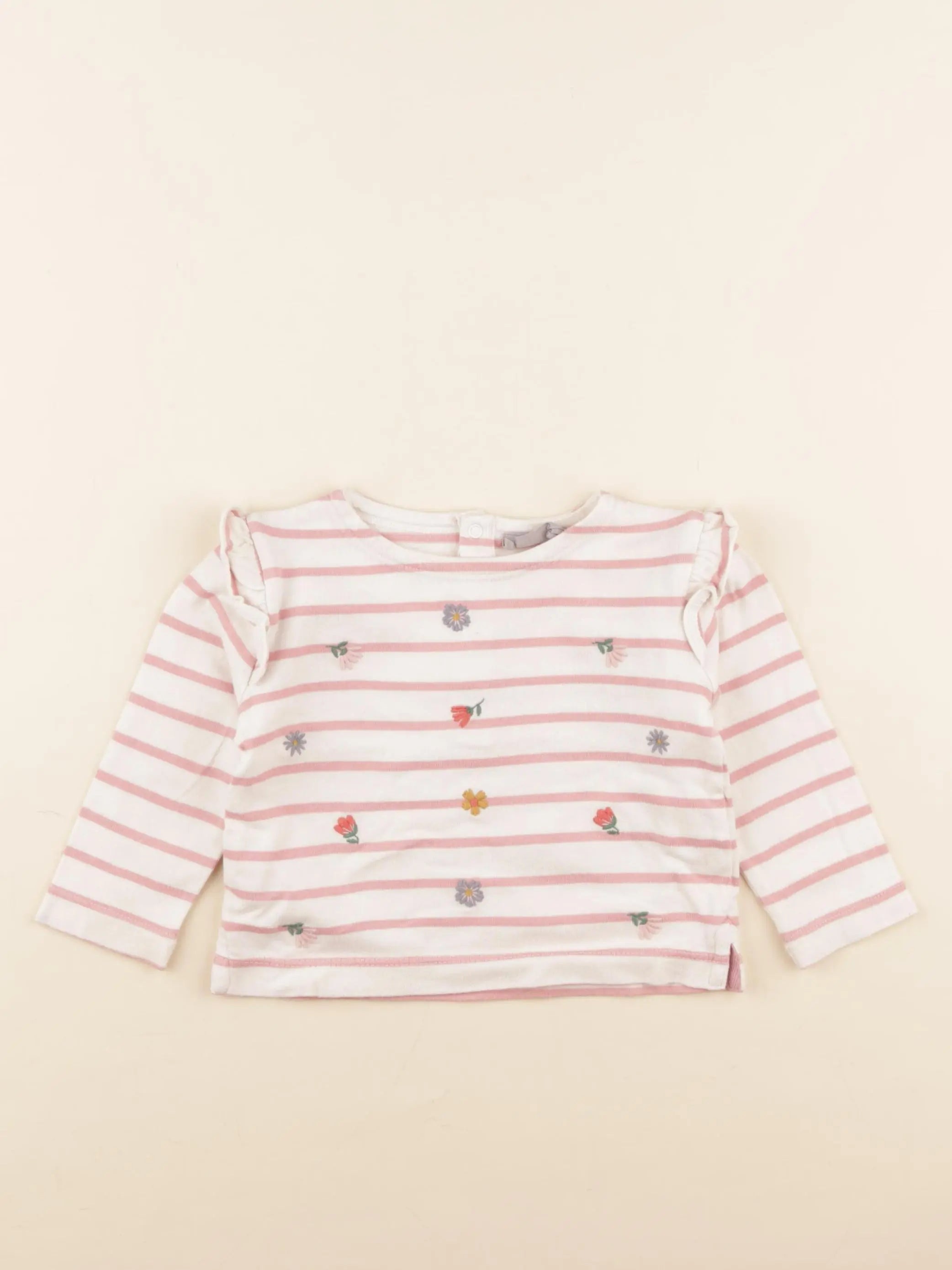 Boutchou - tee-shirt rose - 9 mois