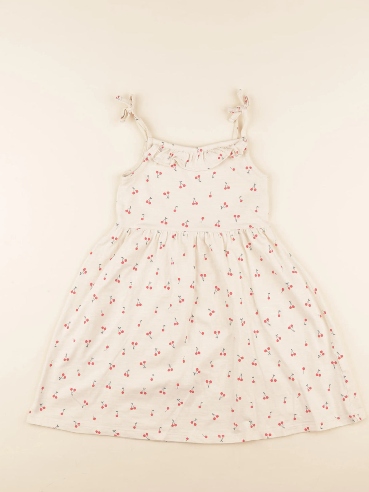 Vertbaudet - robe beige - 5 ans