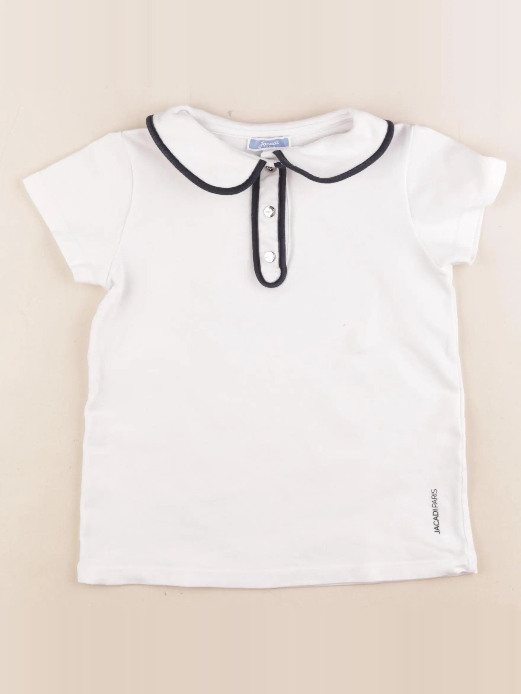 Jacadi - polo blanc - 8 ans