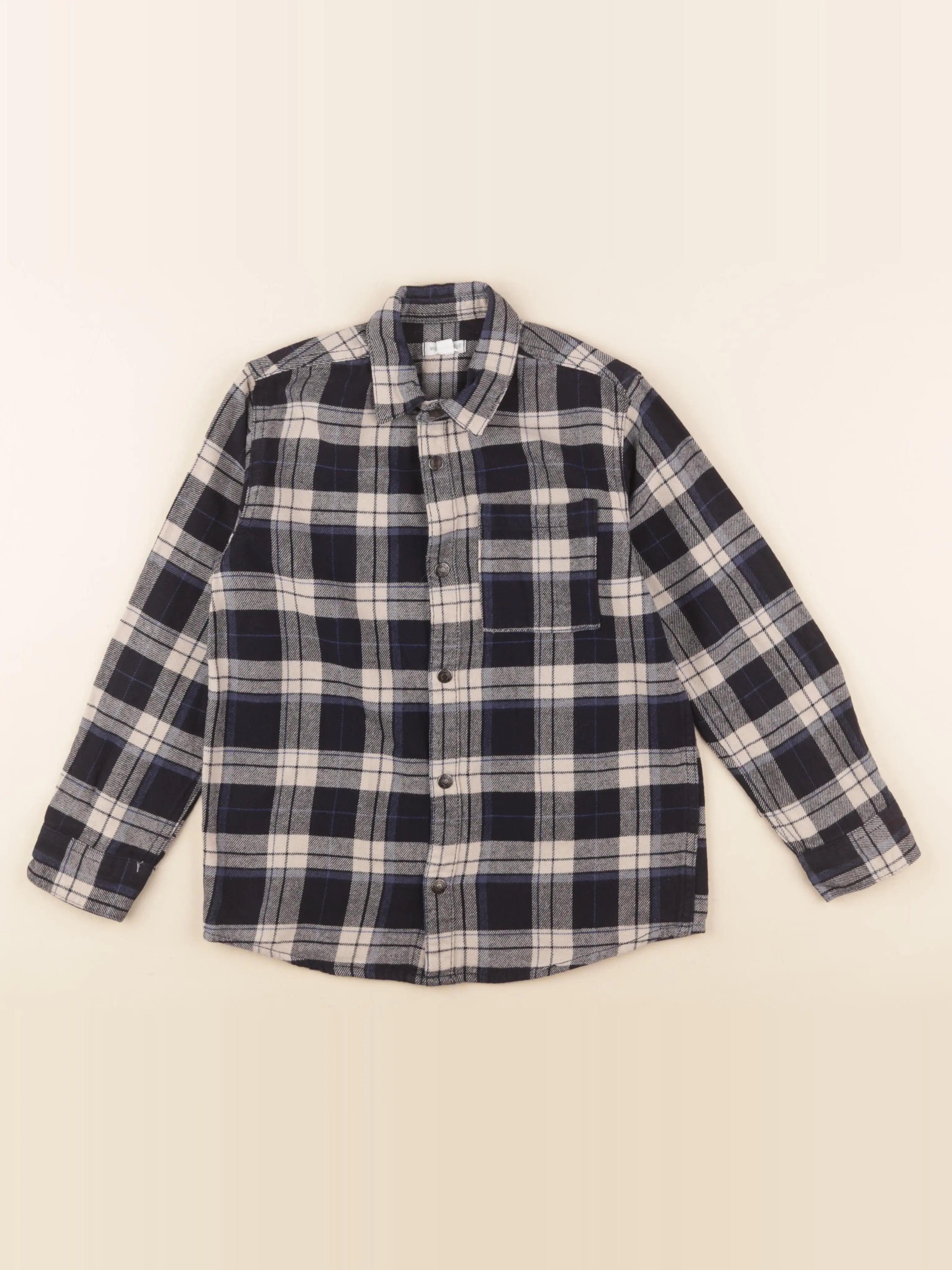 Vertbaudet - chemise bleu - 10 ans