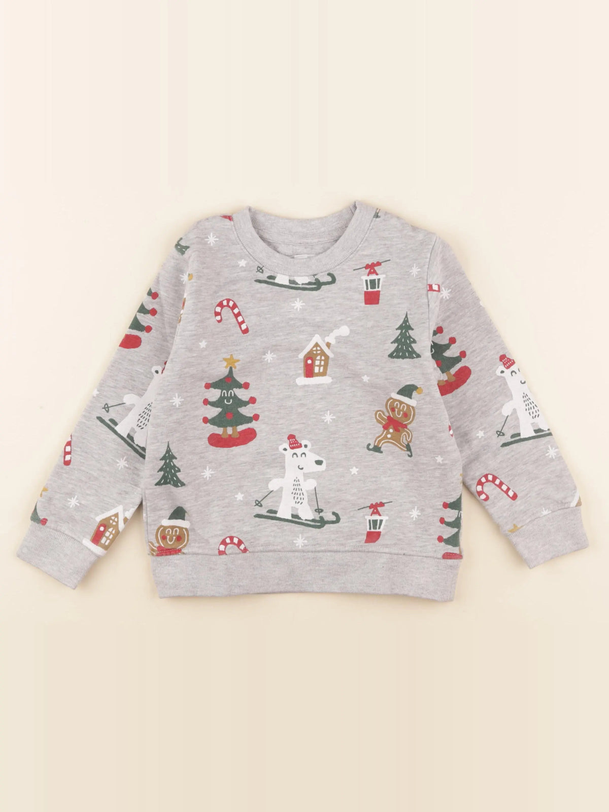 Vertbaudet - sweat gris - 4 ans