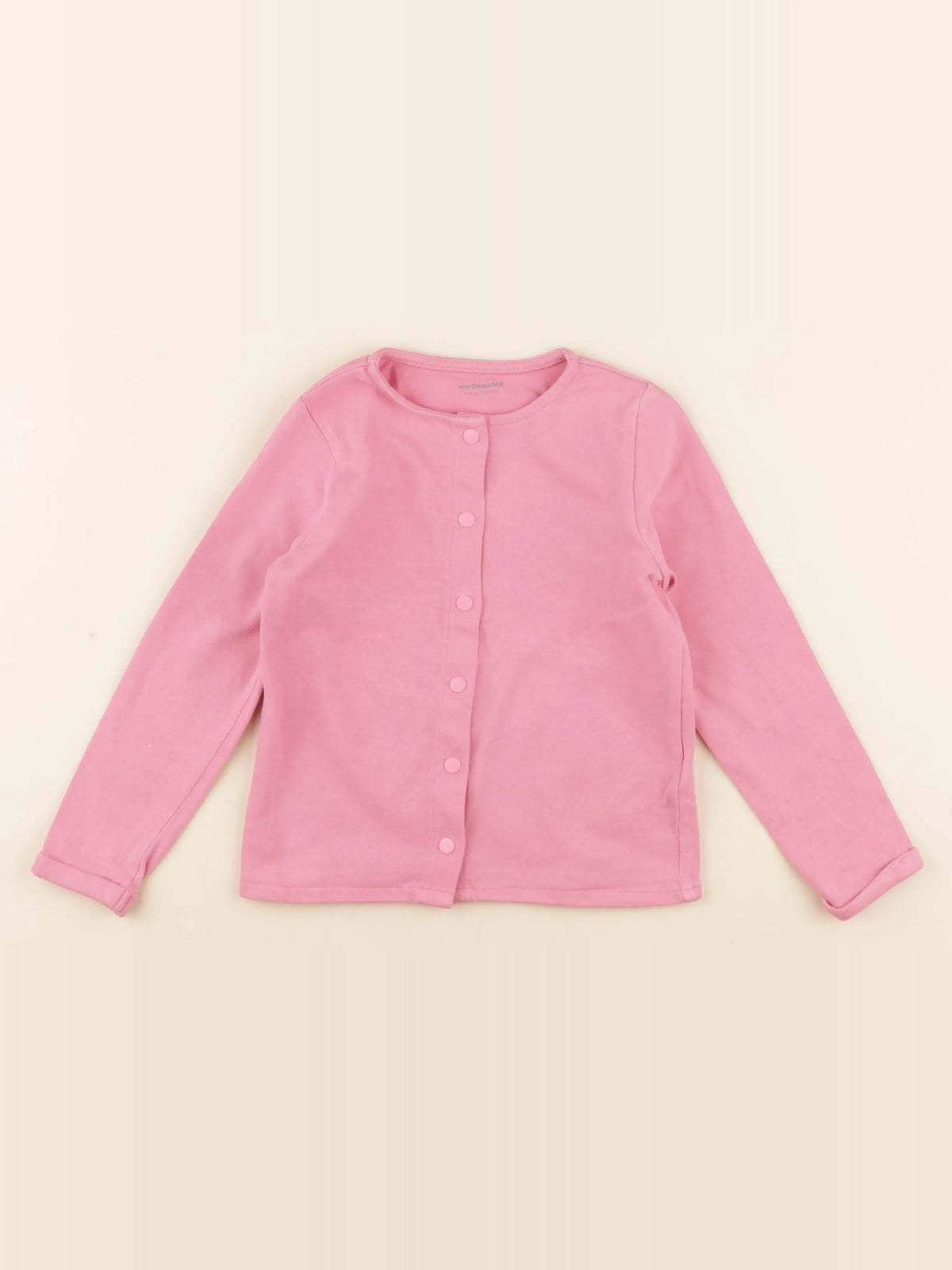 Vertbaudet - sweat rose - 4 ans