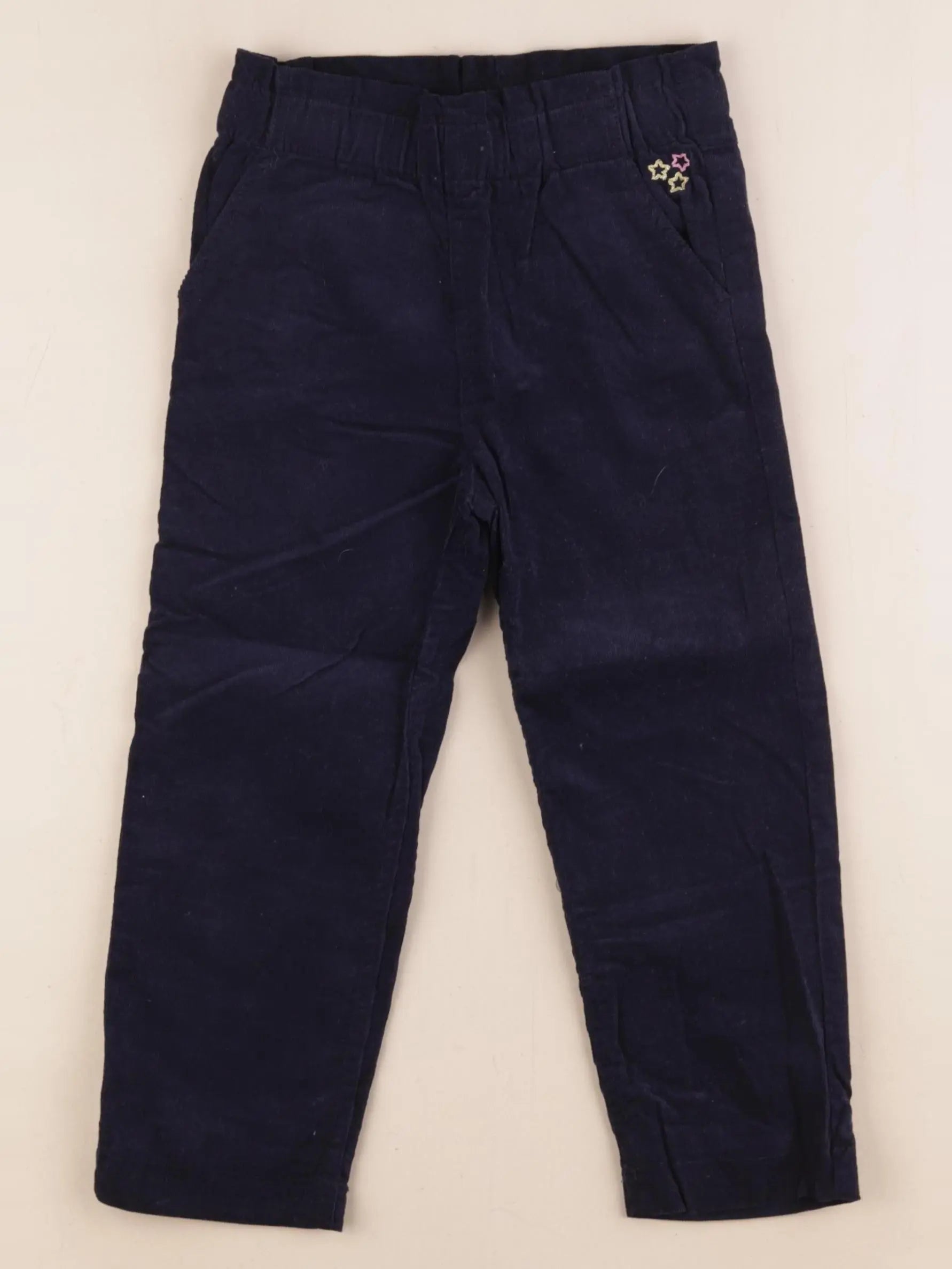 Cadet Rousselle - pantalon doublé bleu - 3 ans