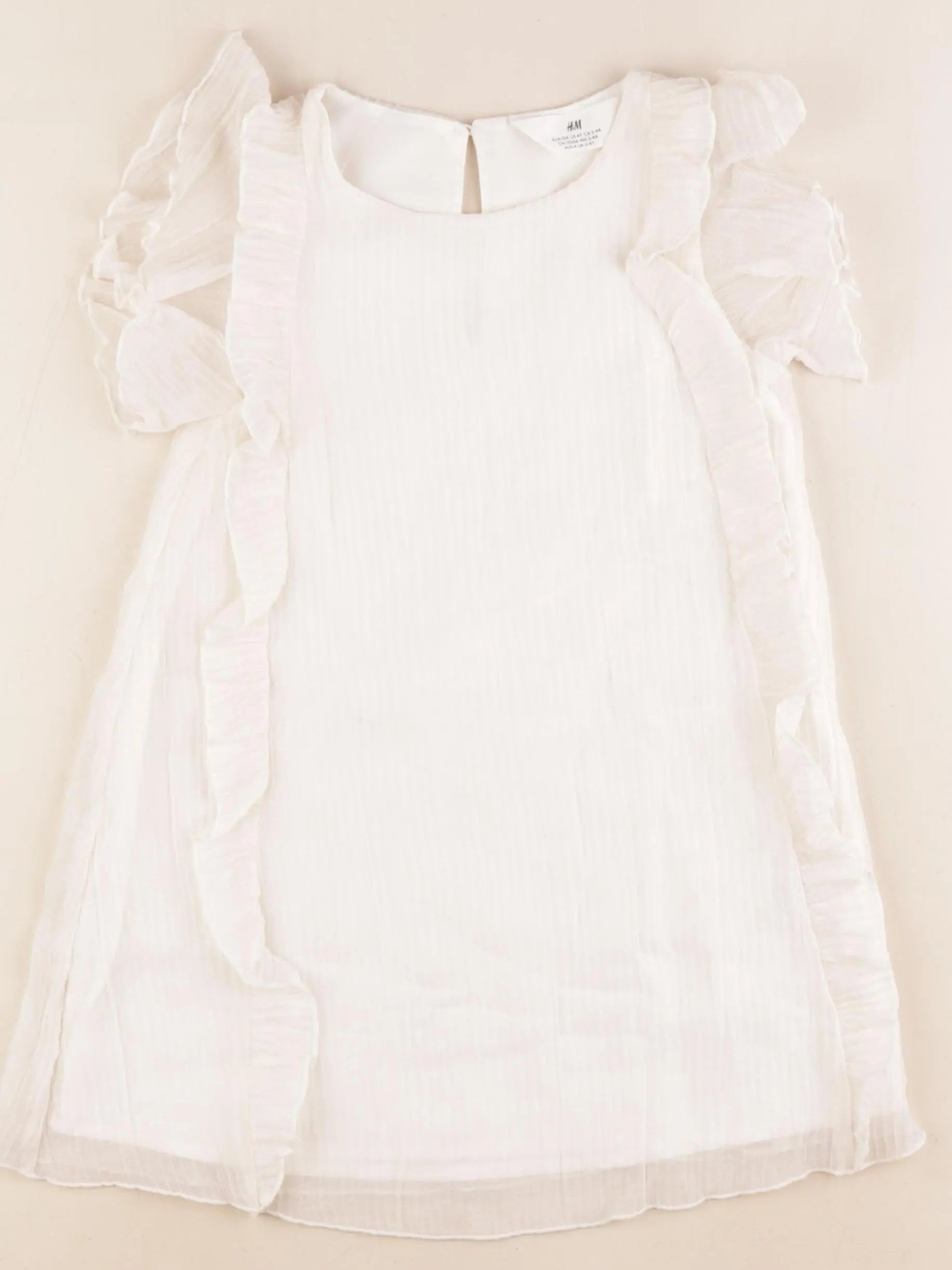 H&M - robe beige - 3/4 ans