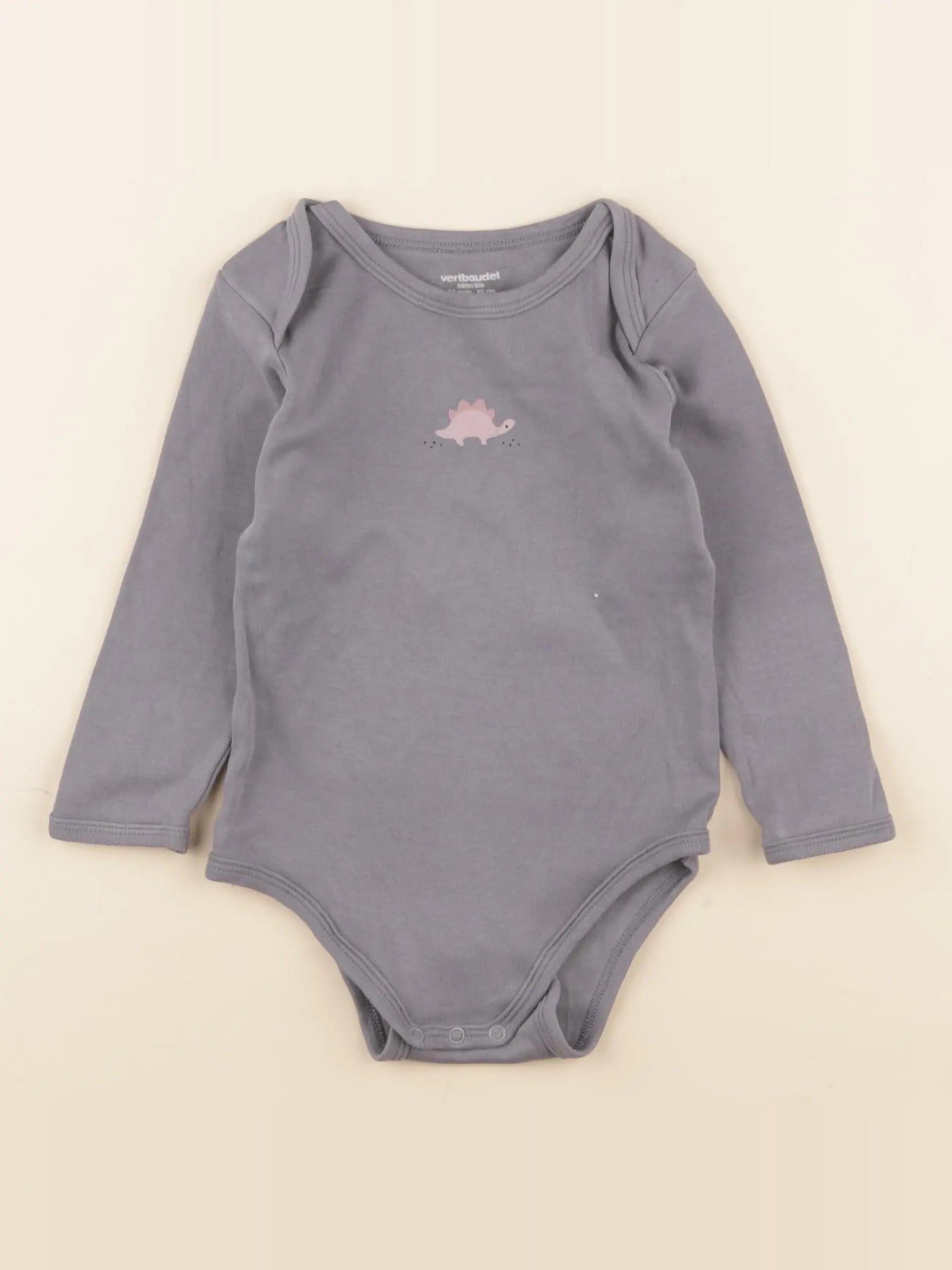 Vertbaudet - body gris - 24 mois