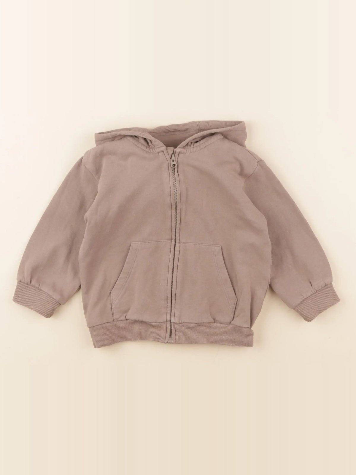 H&M - sweat marron - 9/12 mois