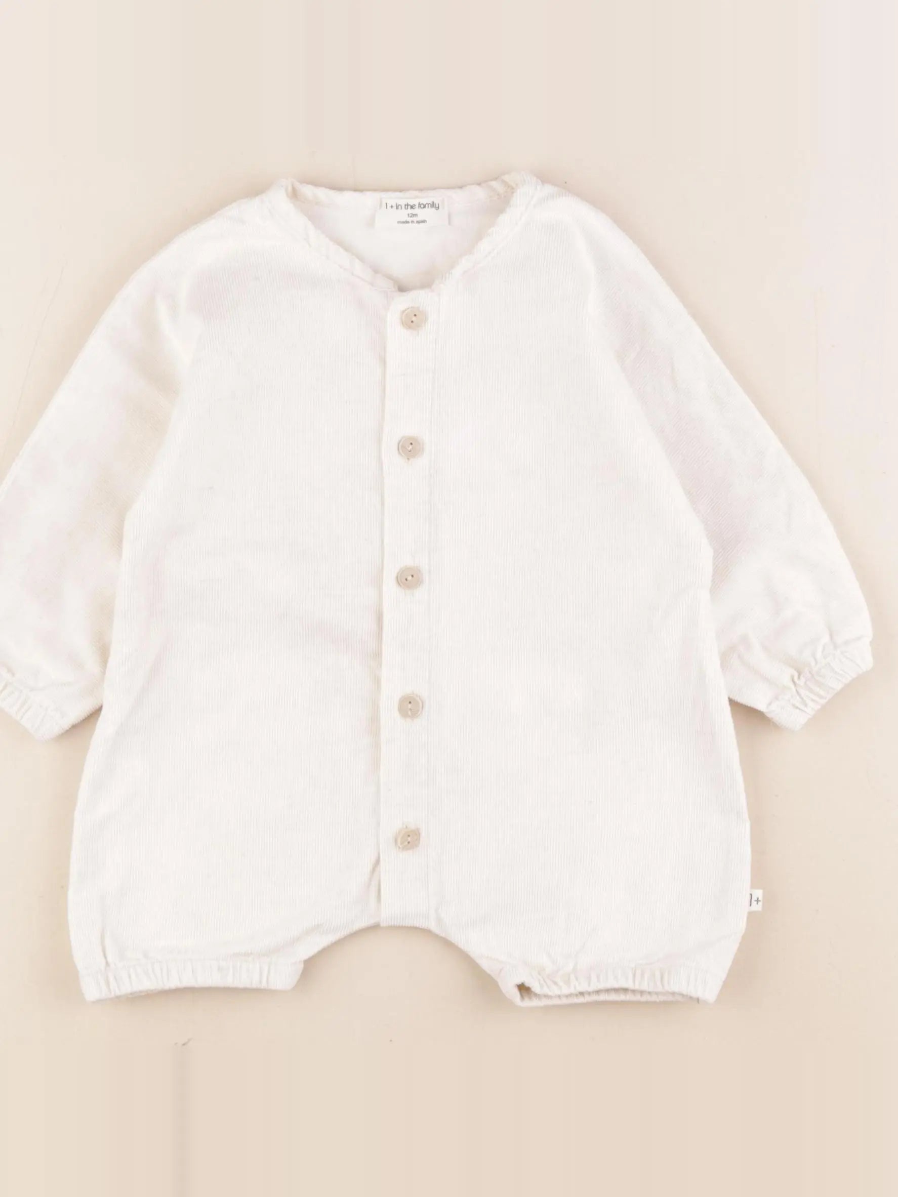 1+ In the family - combinaison beige - 12 mois