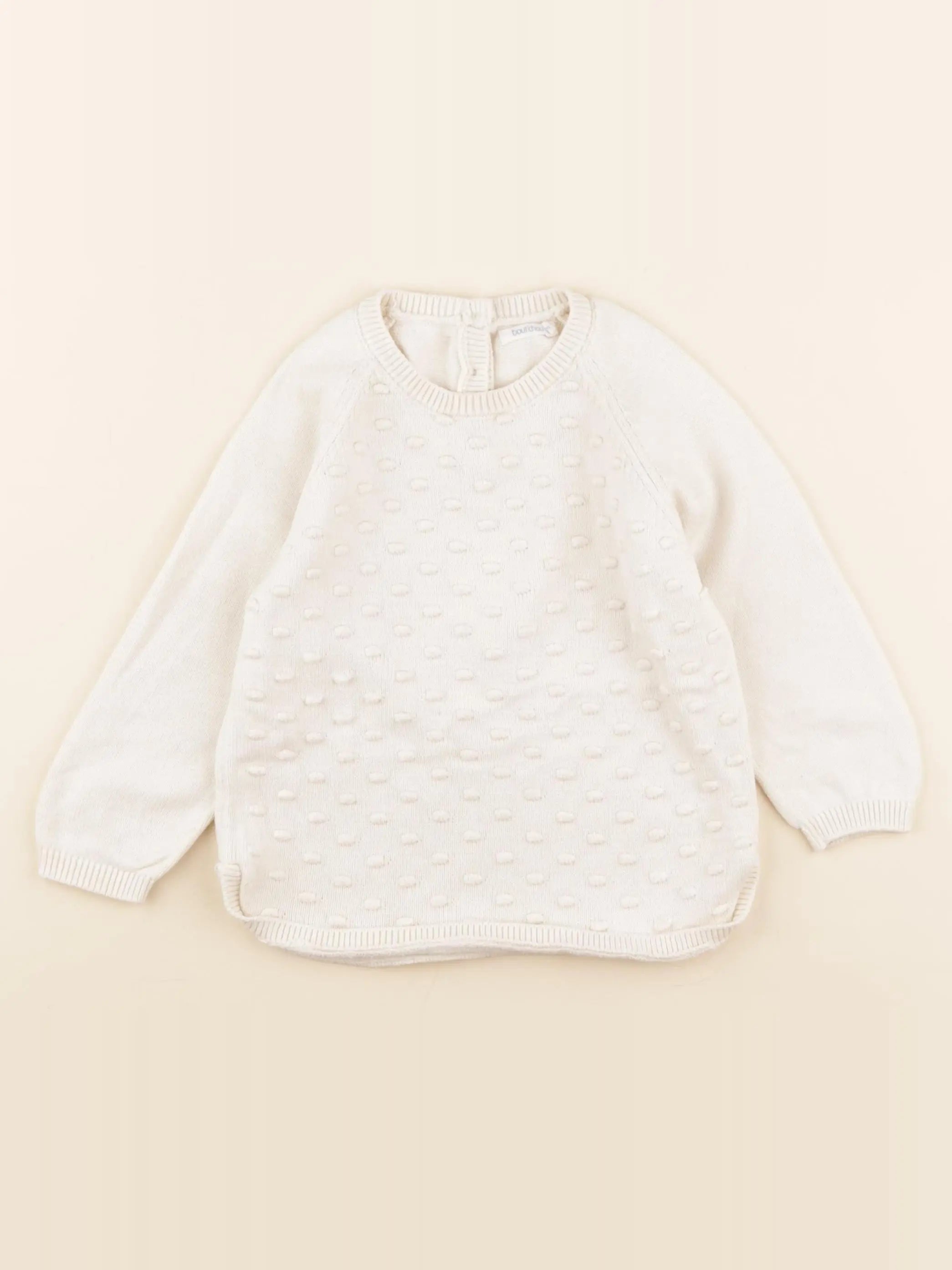 Boutchou - pull beige - 24 mois