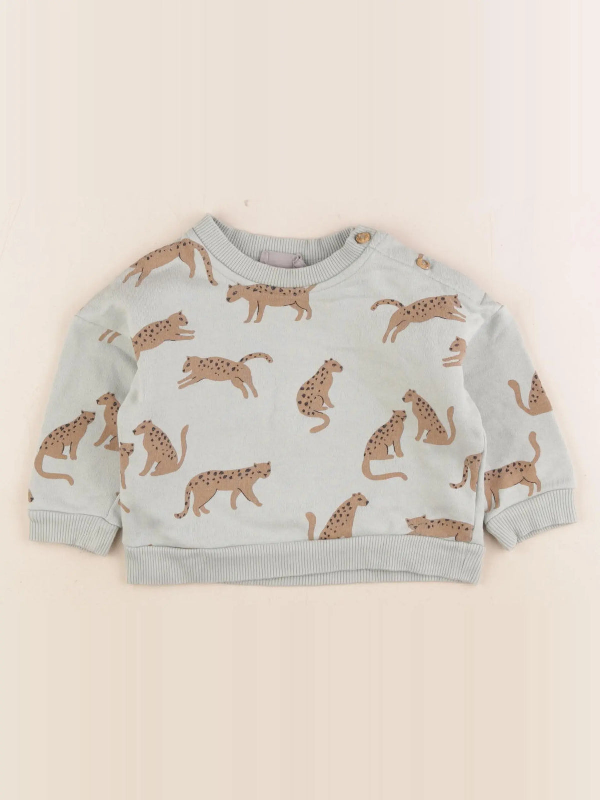 Boutchou - sweat vert - 12 mois